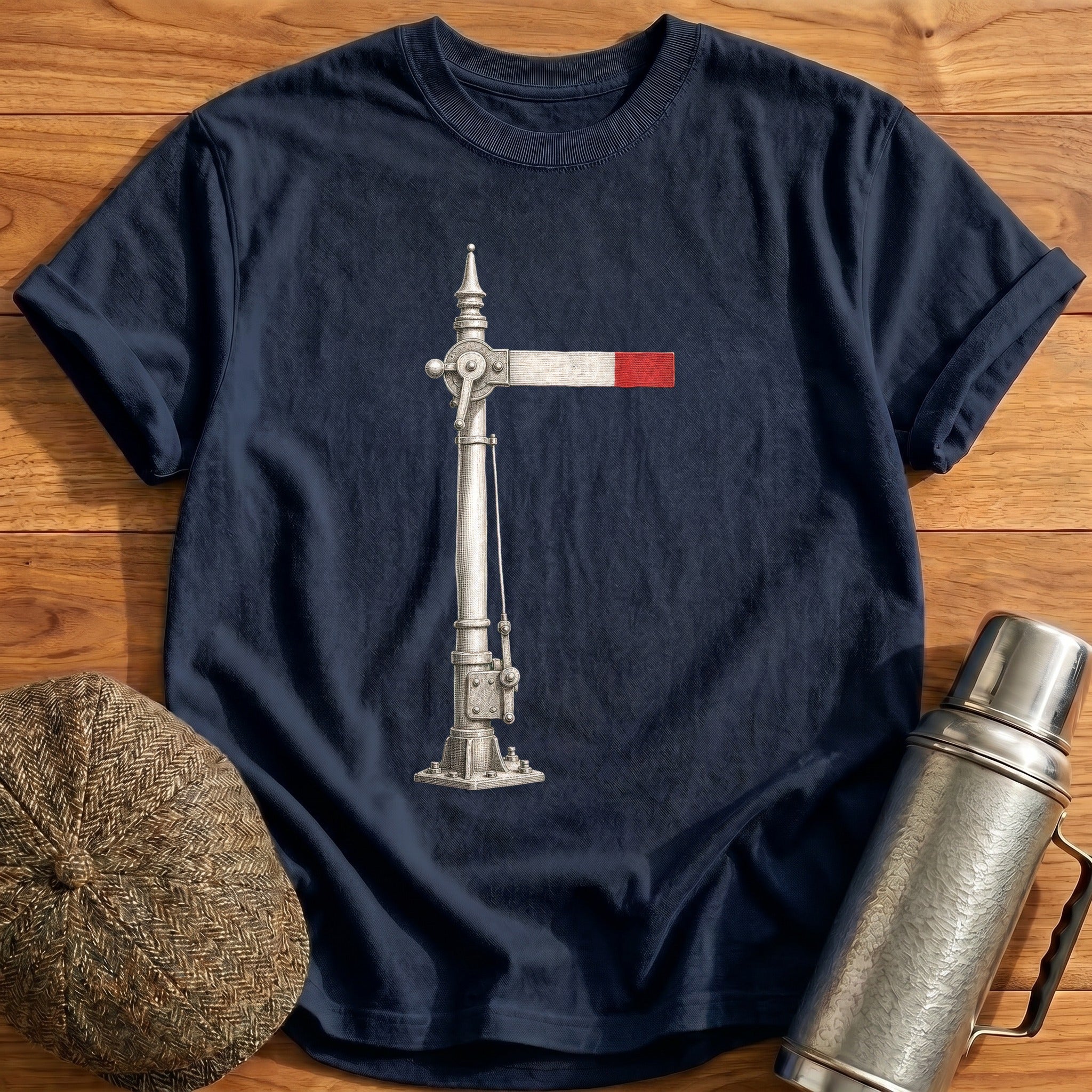 Semaphore Signal Arm II T-Shirt - Navy