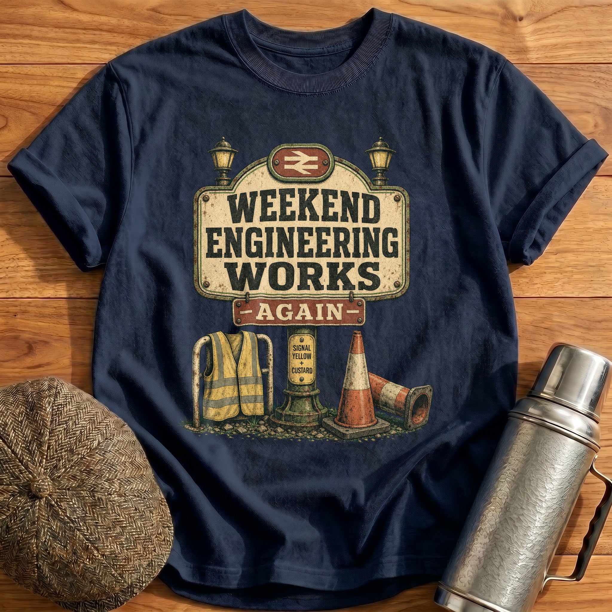 Weekend Engineering Works T-Shirt - Navy
