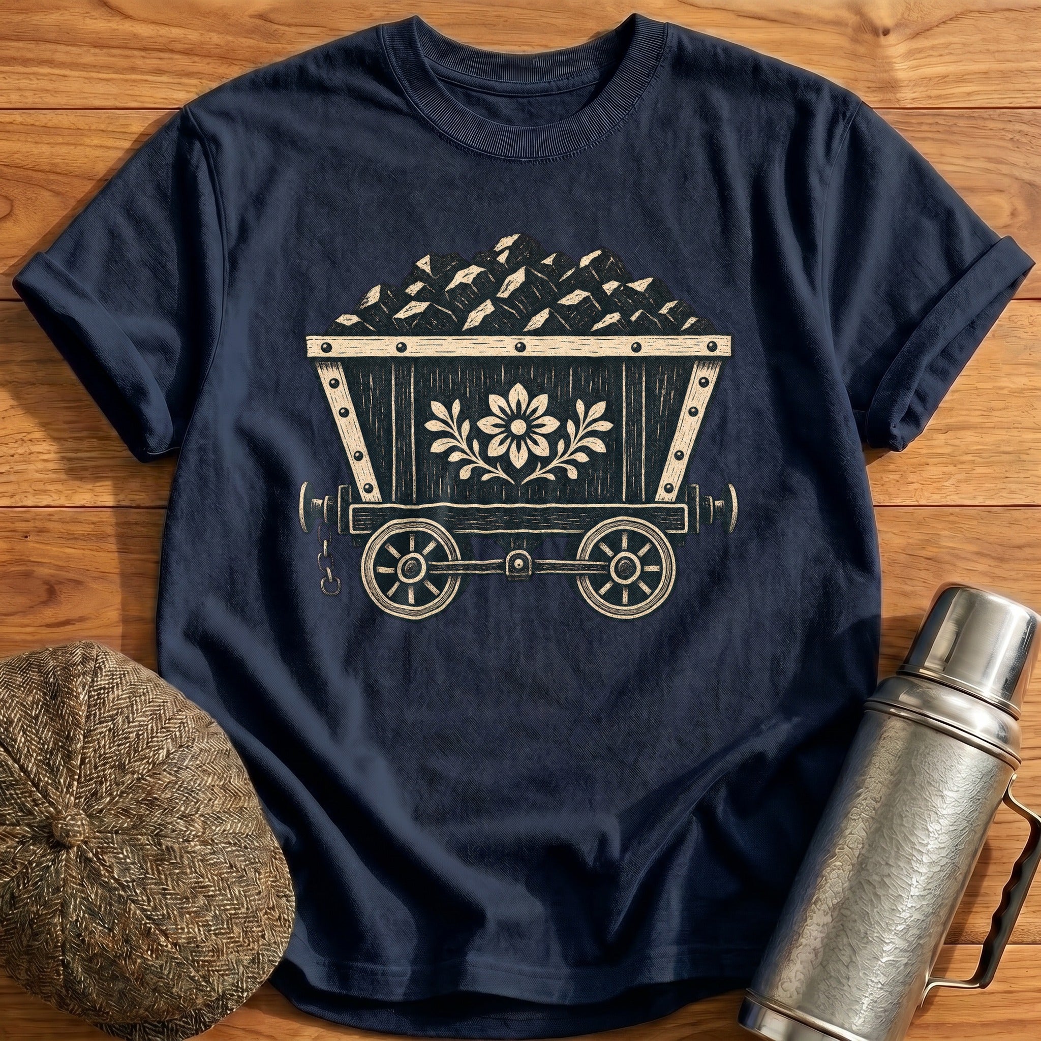 Coal Wagon T-Shirt - Navy