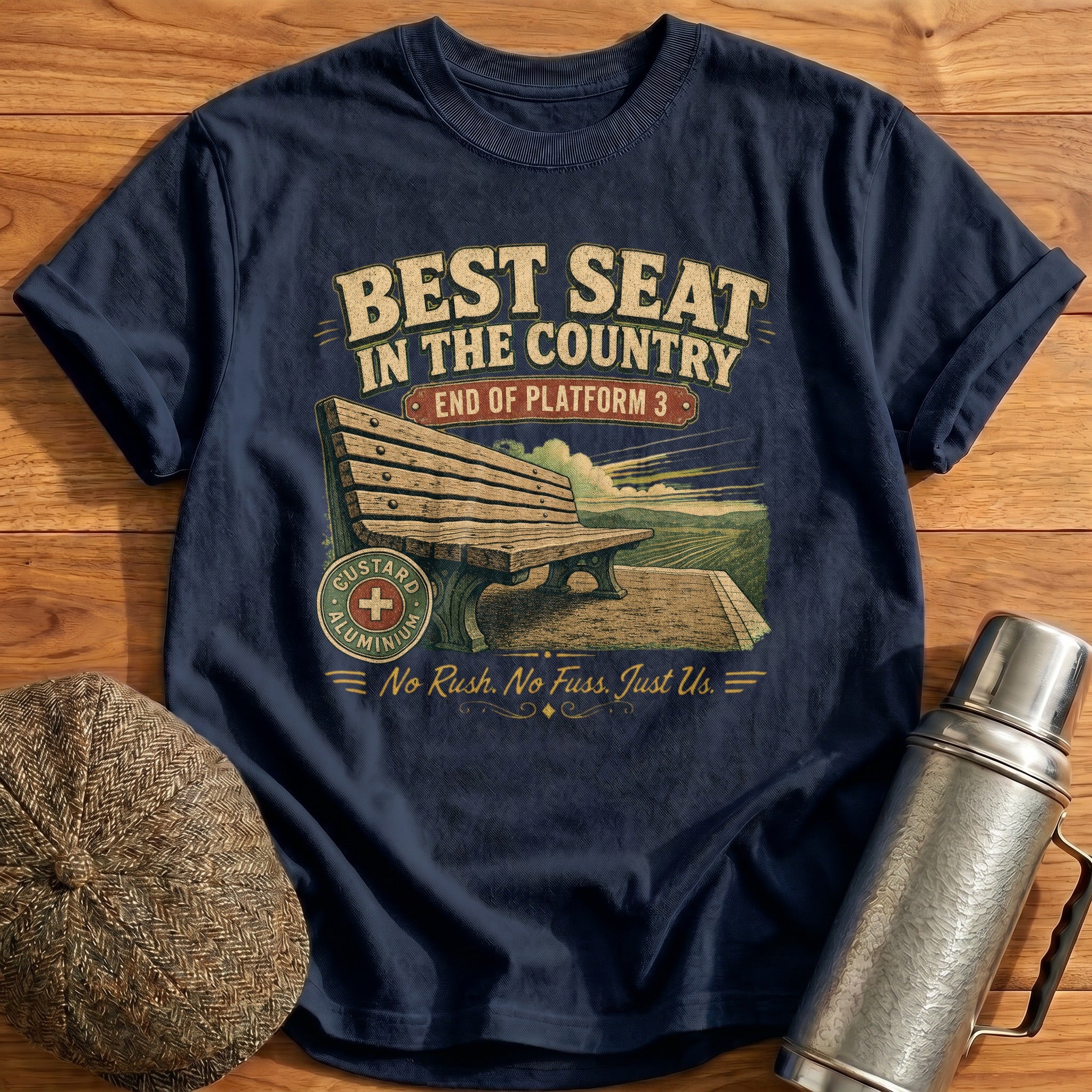 Best Seat in the Country T-Shirt - Navy