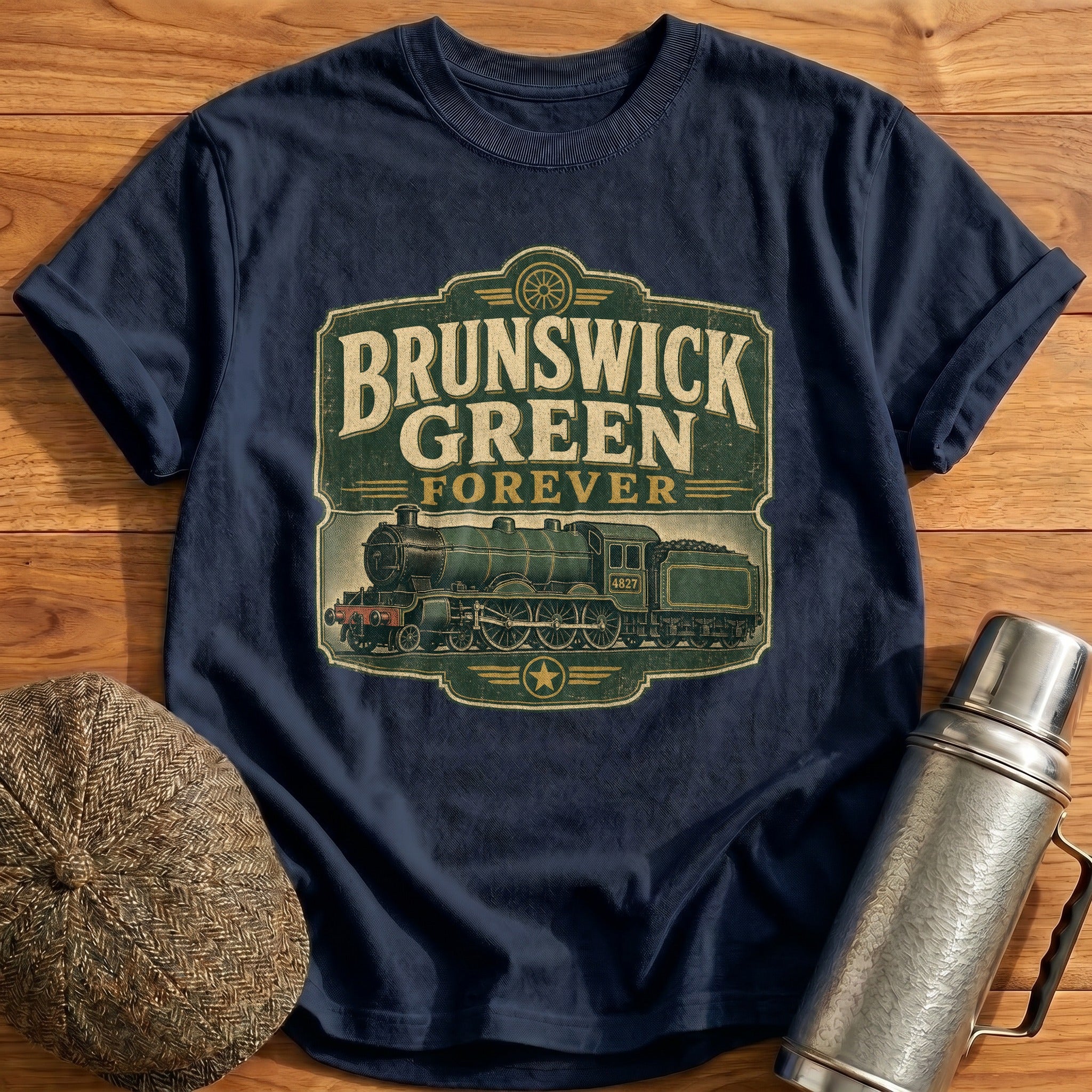 Brunswick Green Forever T-Shirt - Navy