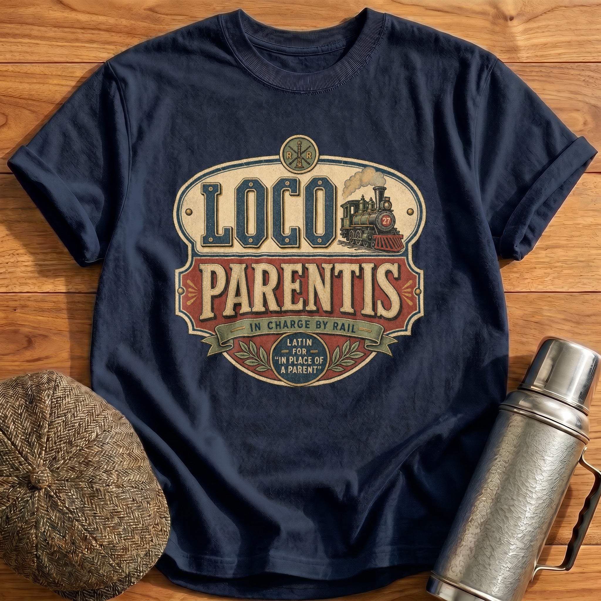 Loco Parentis T-Shirt - Navy