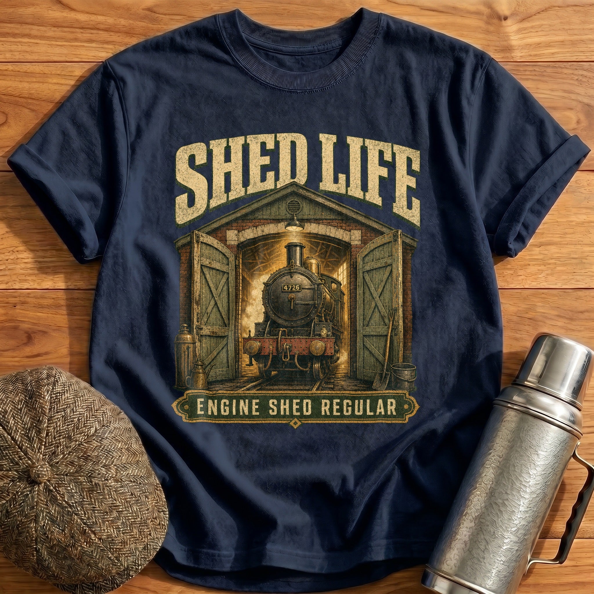 Shed Life T-Shirt - Navy