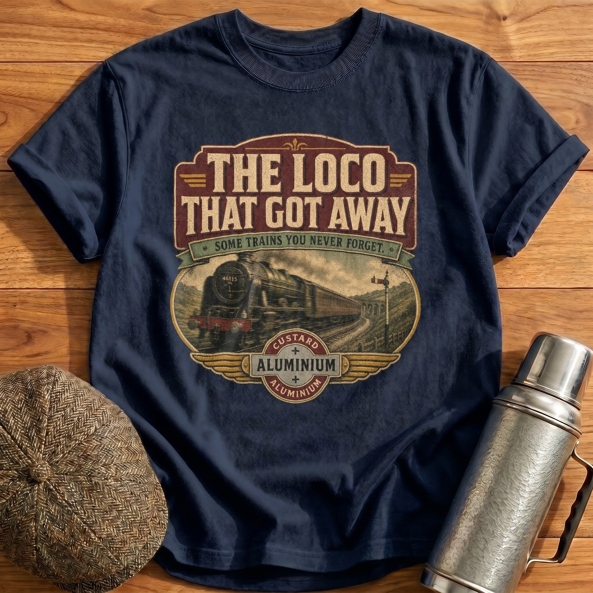 The Loco That Got Away T-Shirt - Navy