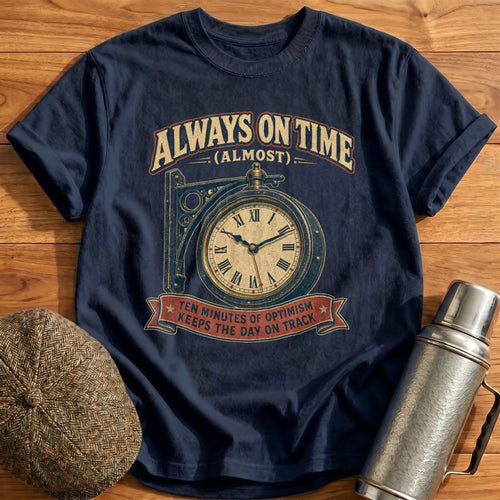 Always on Time T-Shirt - Navy