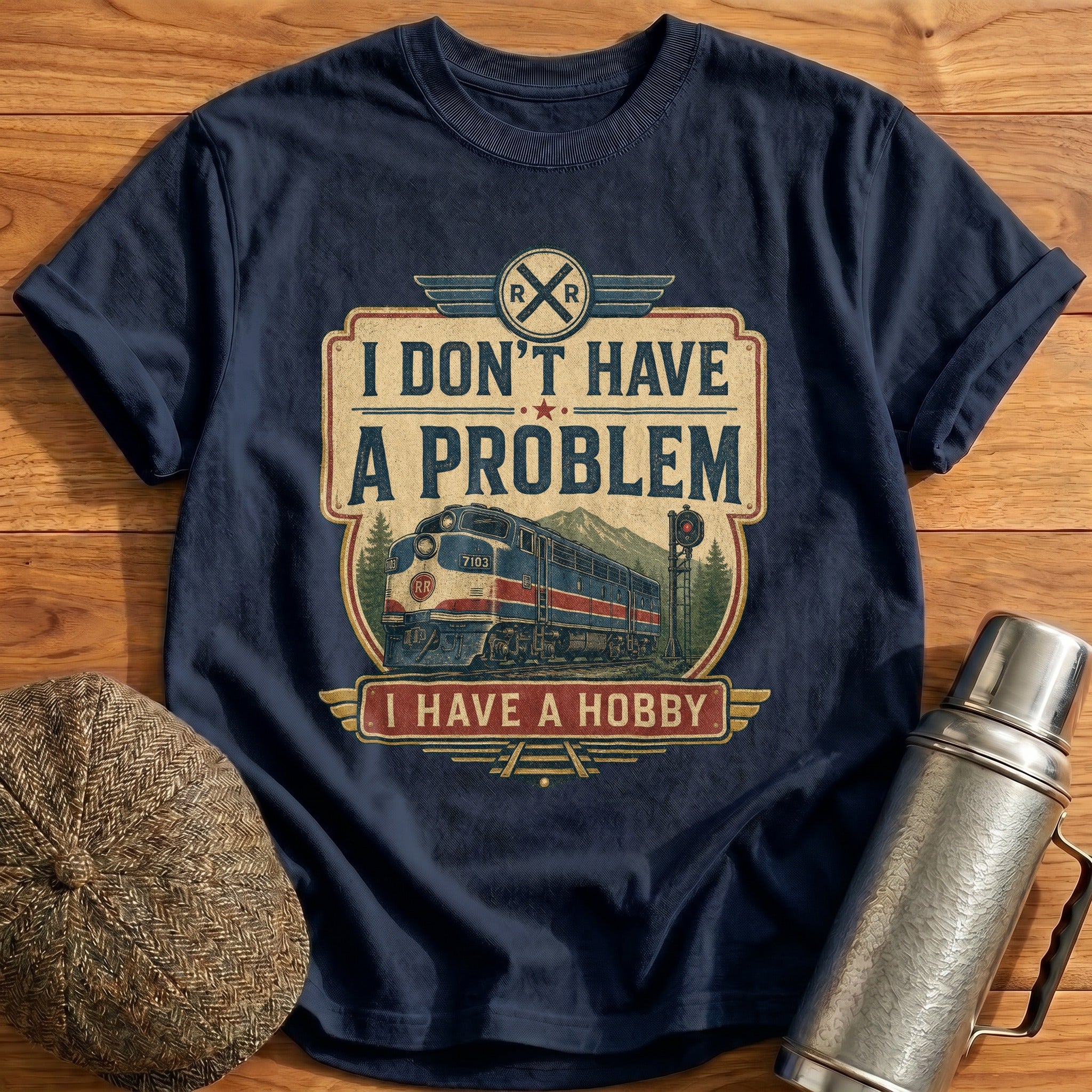 I Don't Have a Problem T-Shirt - Navy