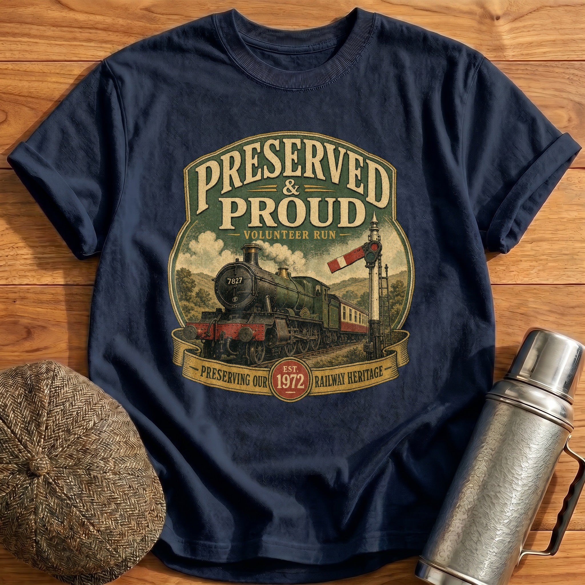 Preserved & Proud II T-Shirt - Navy