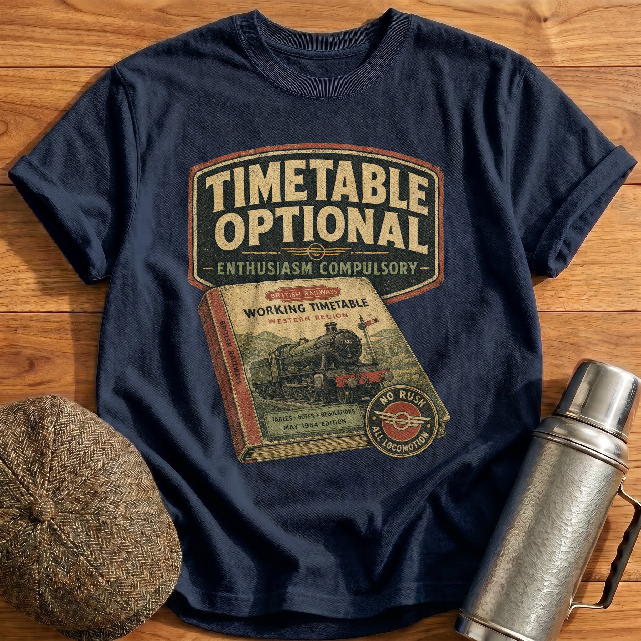 Timetable Optional T-Shirt - Navy