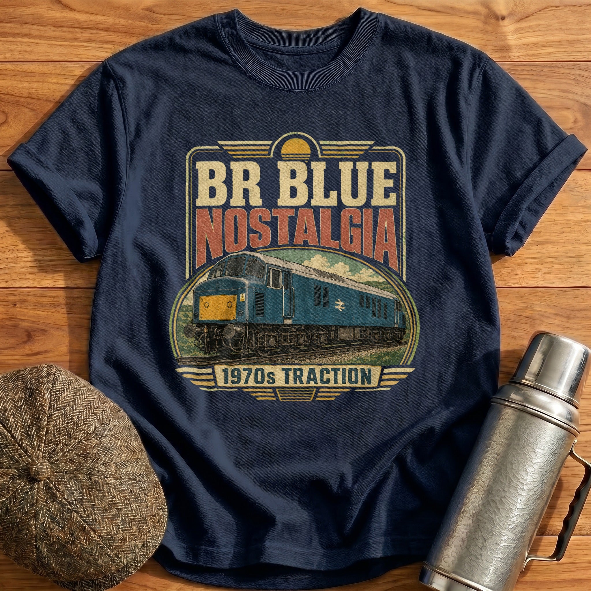 Br Blue Nostalgia T-Shirt - Navy