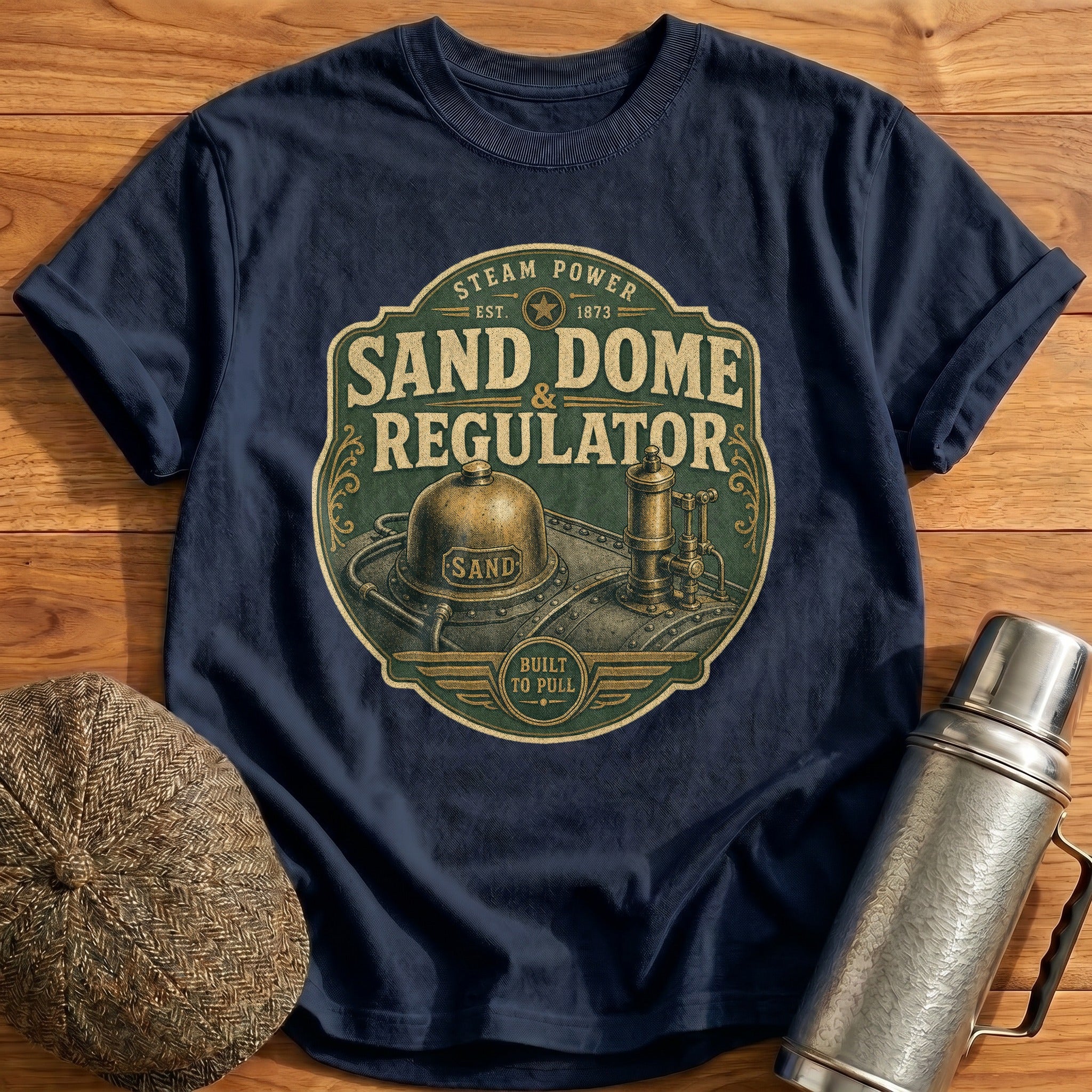 Sand Dome & Regulator T-Shirt - Navy