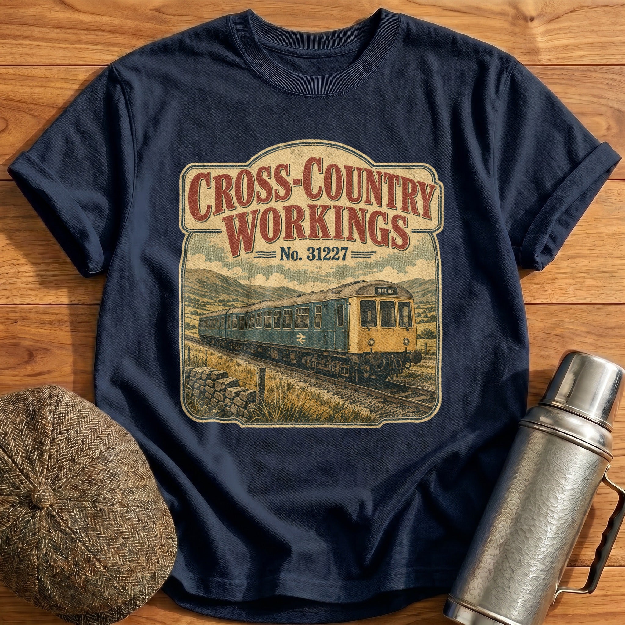 Cross-country Workings T-Shirt - Navy