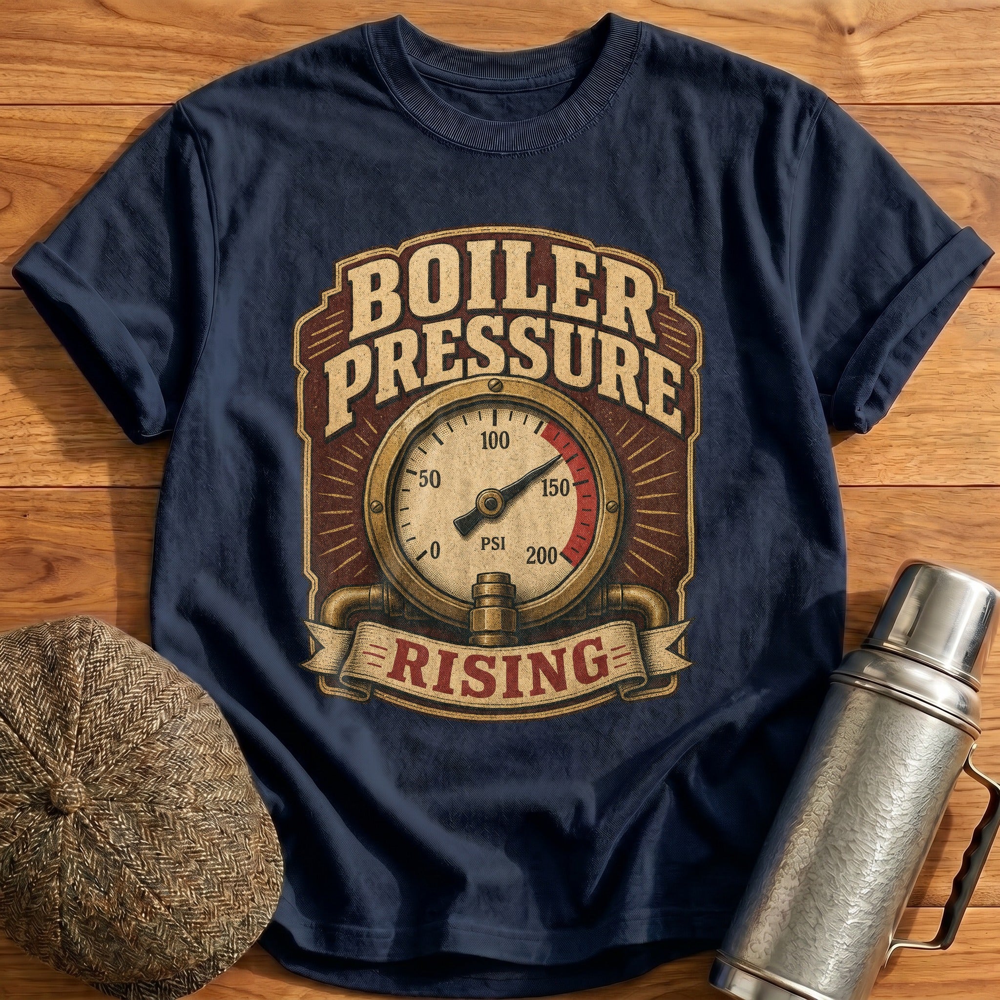 Boiler Pressure T-Shirt - Navy