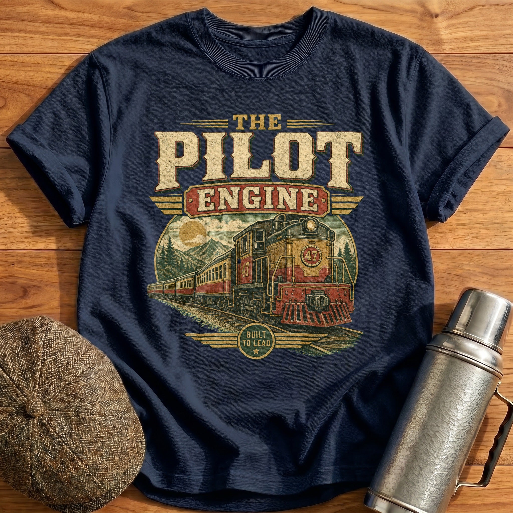 The Pilot Engine T-Shirt - Navy