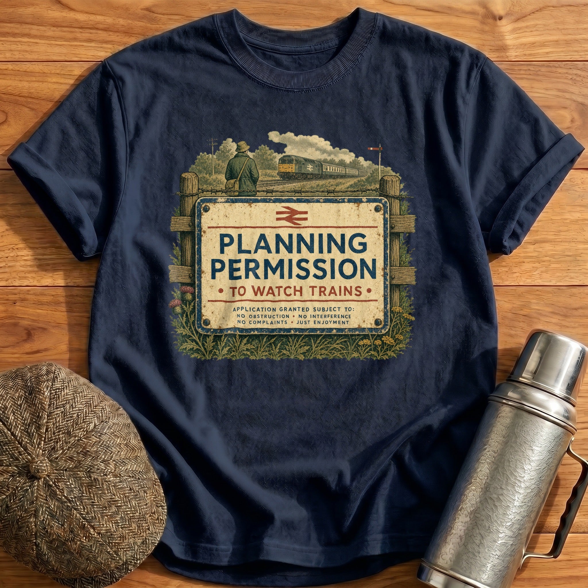 Planning Permission T-Shirt - Navy