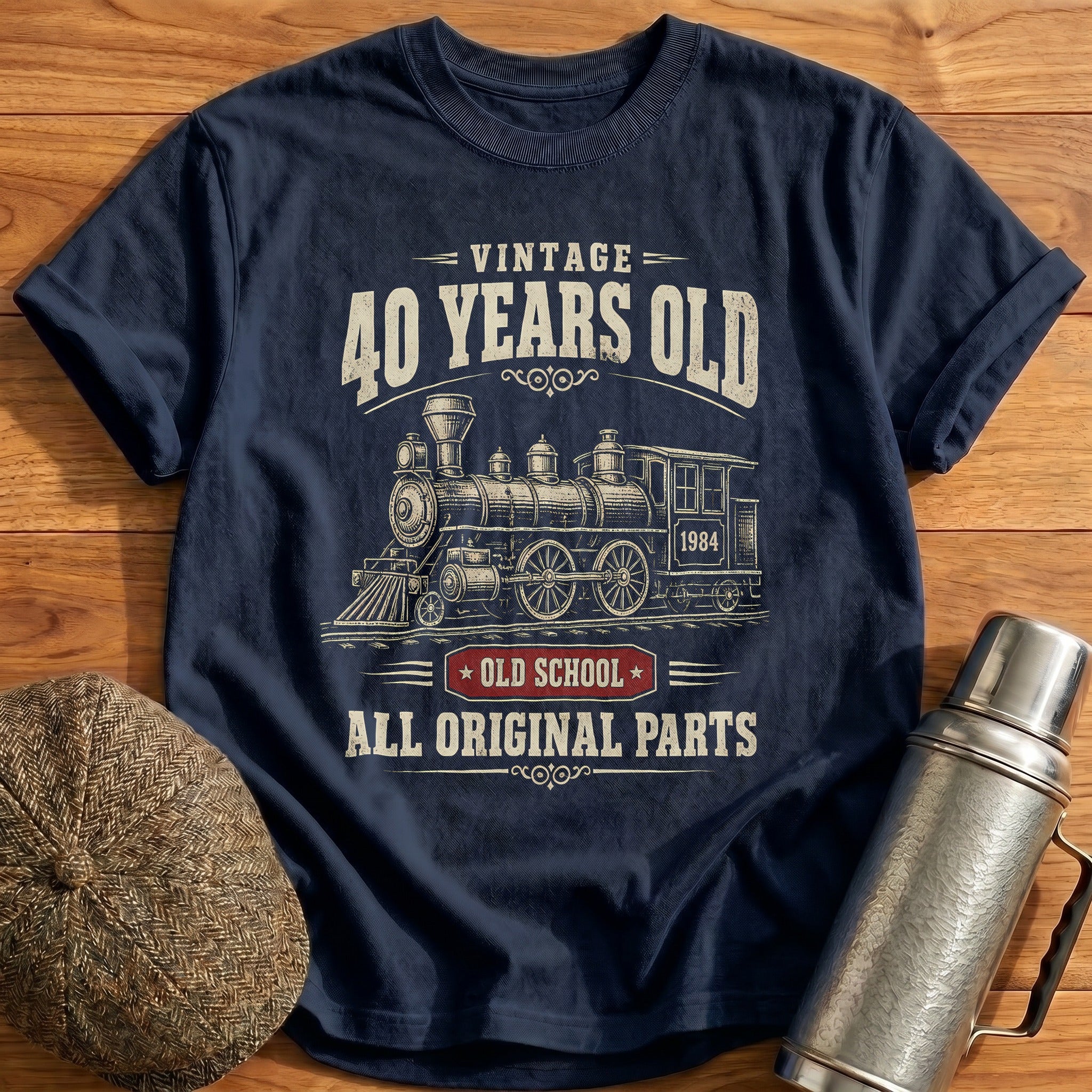 40 Original Parts T-Shirt - Navy