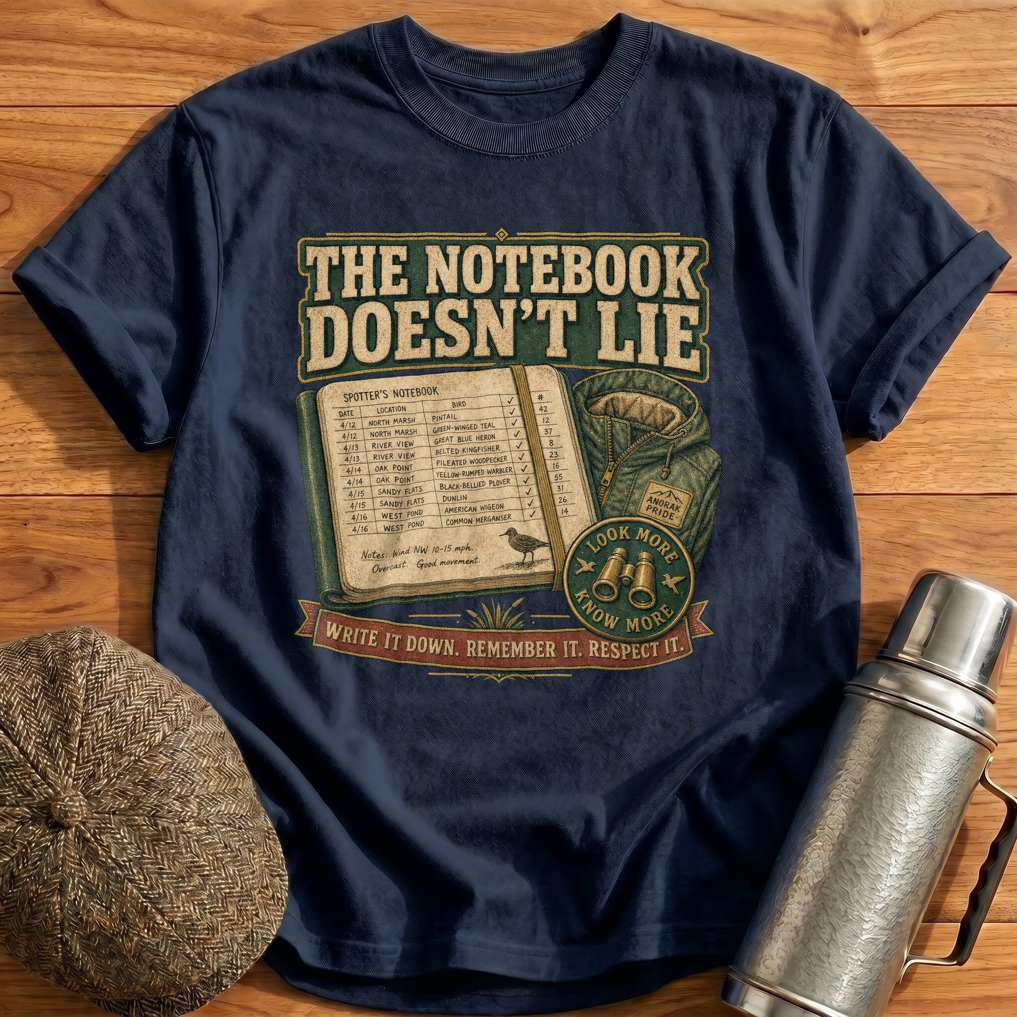 The Notebook Doesn't Lie T-Shirt - Navy