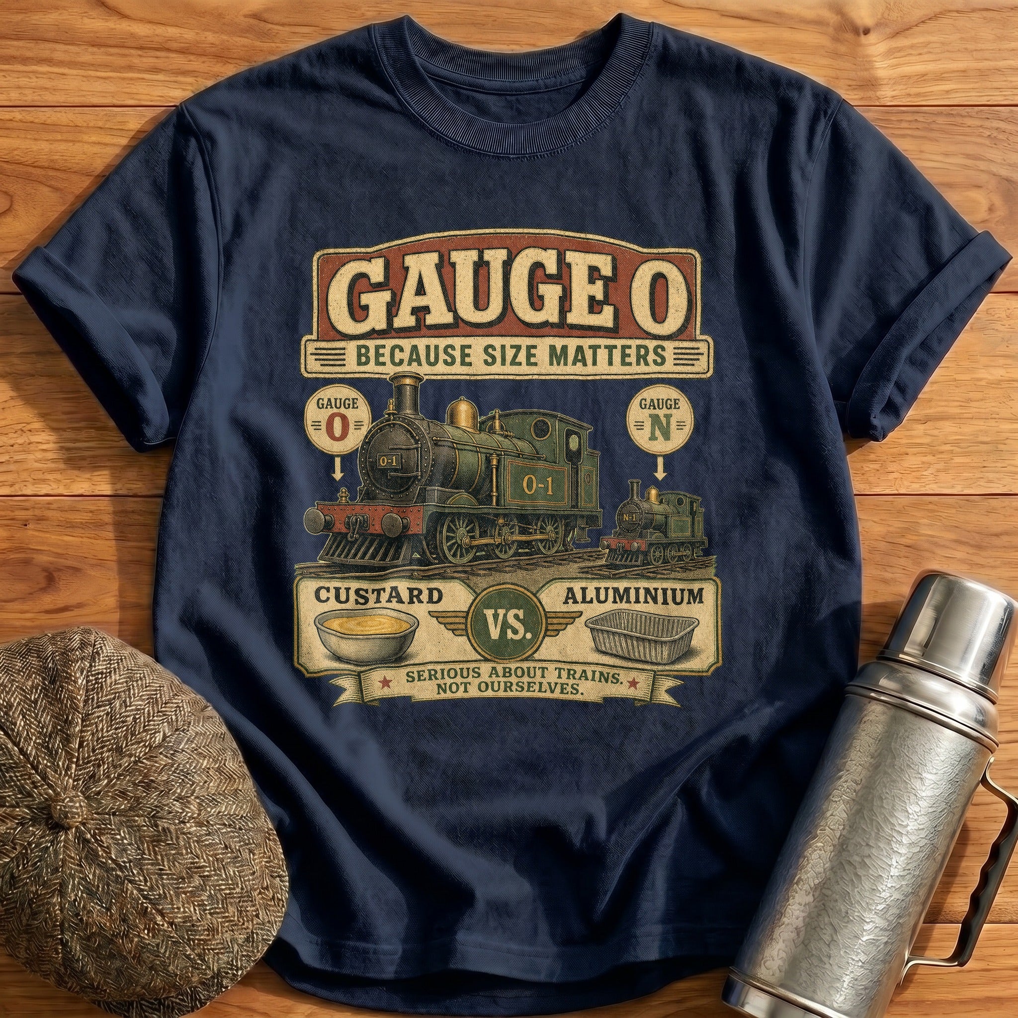 Gauge O T-Shirt - Navy