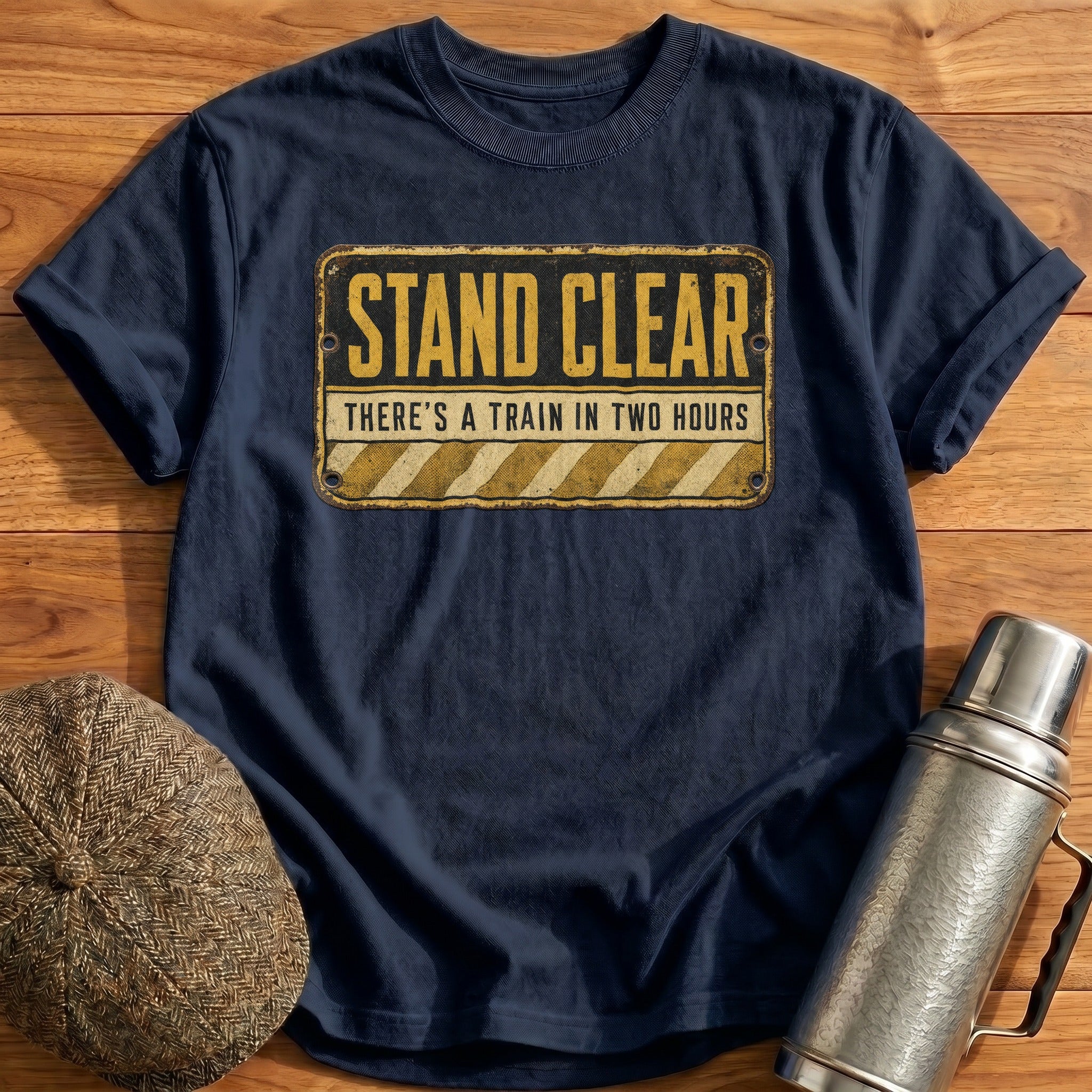 Stand Clear T-Shirt - Navy