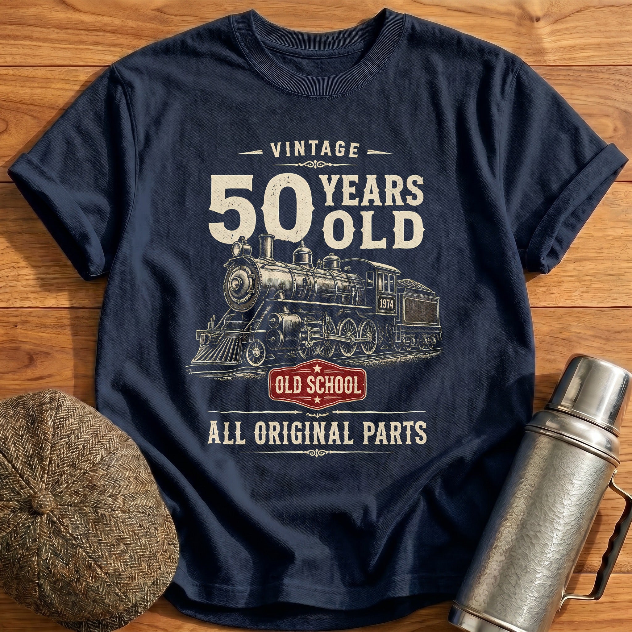 50 Original Parts T-Shirt - Navy