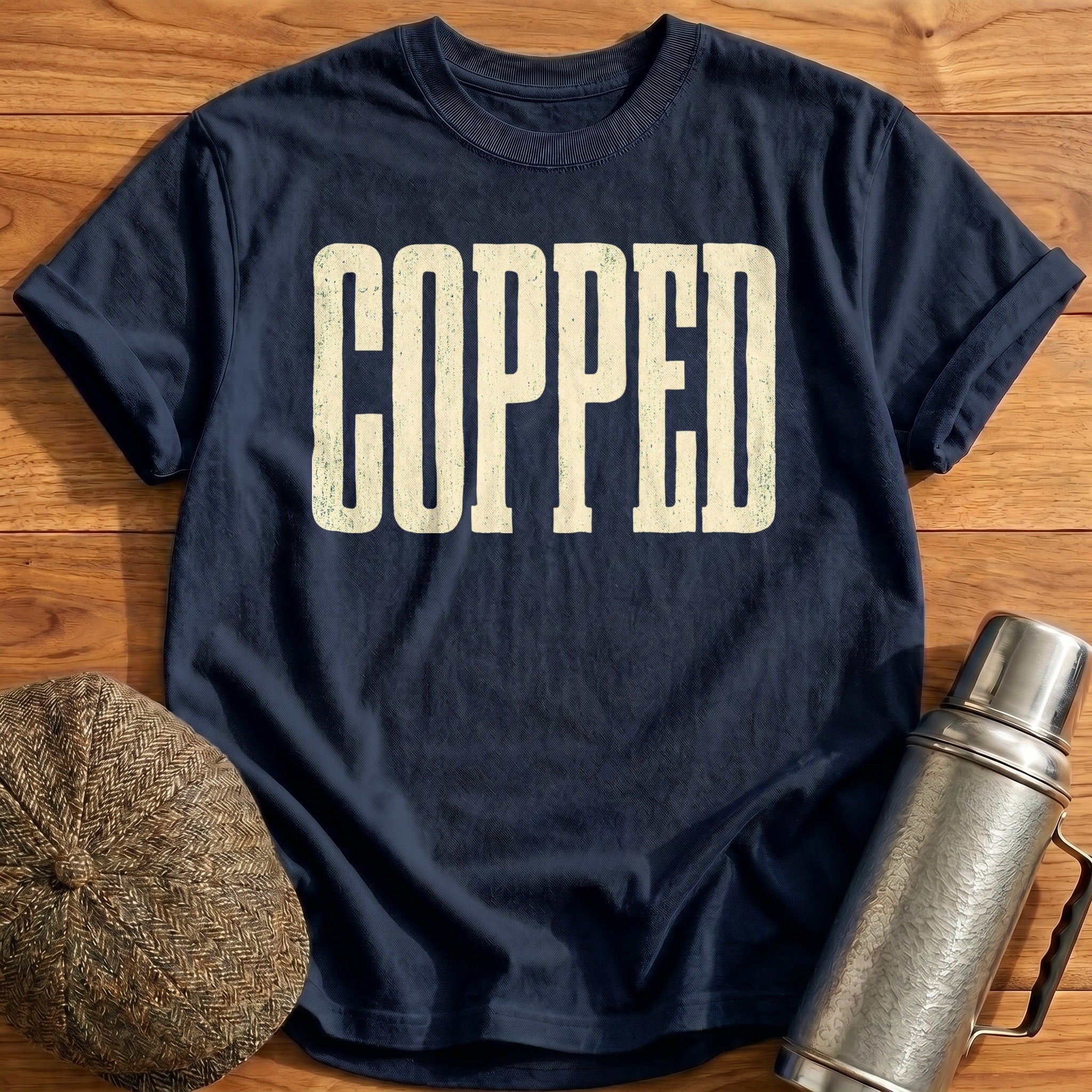 Copped T-Shirt - Navy