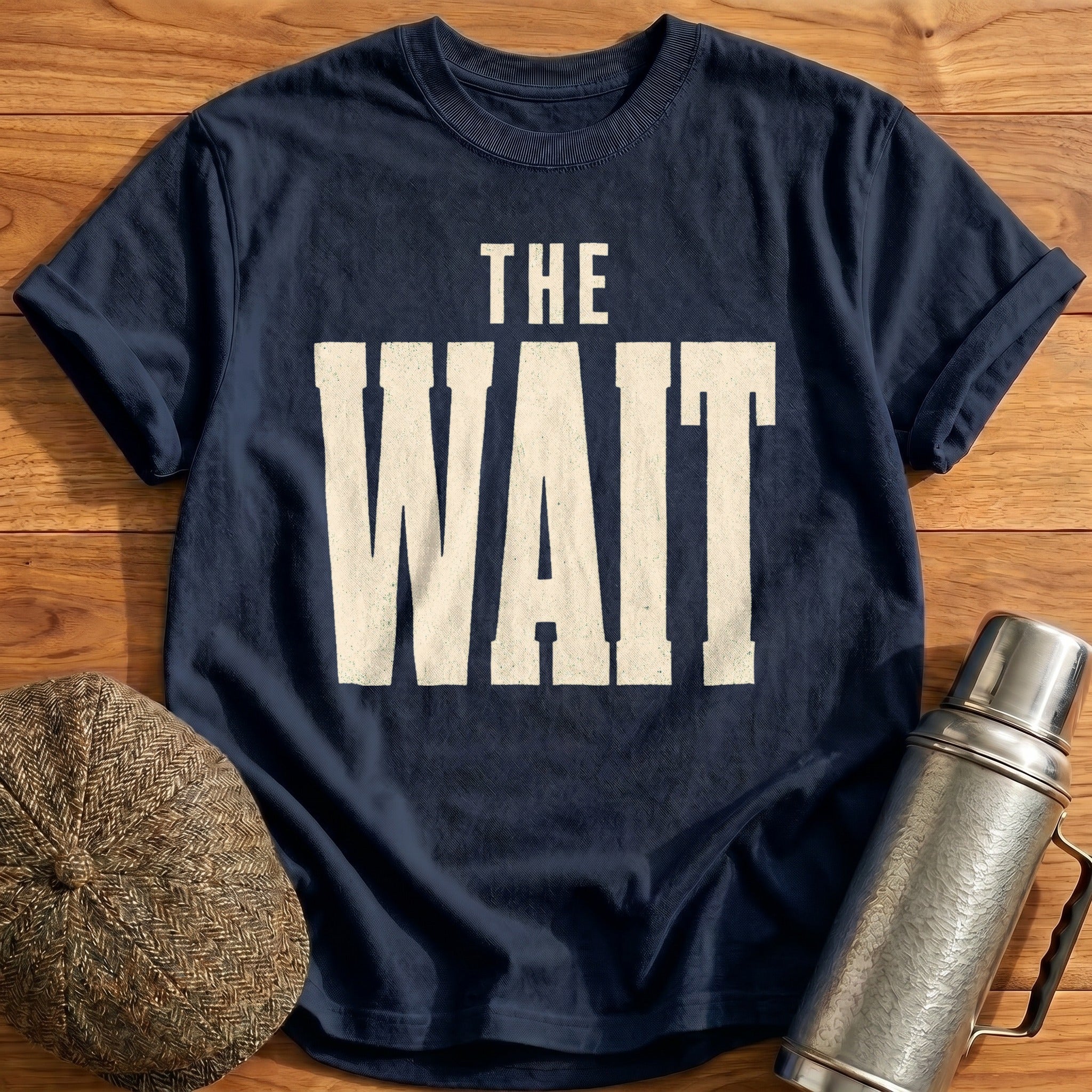 The Wait T-Shirt - Navy