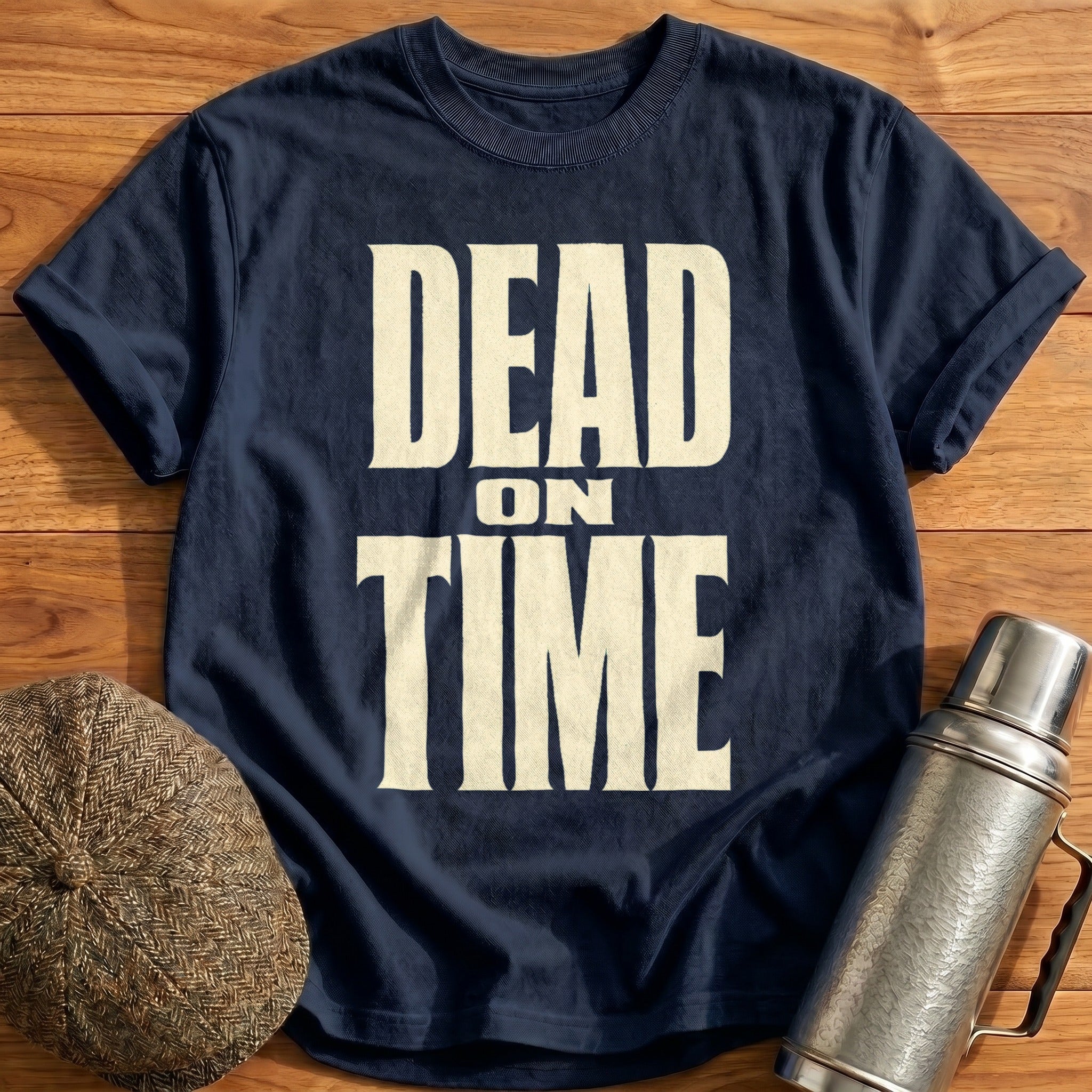 Dead on Time T-Shirt - Navy