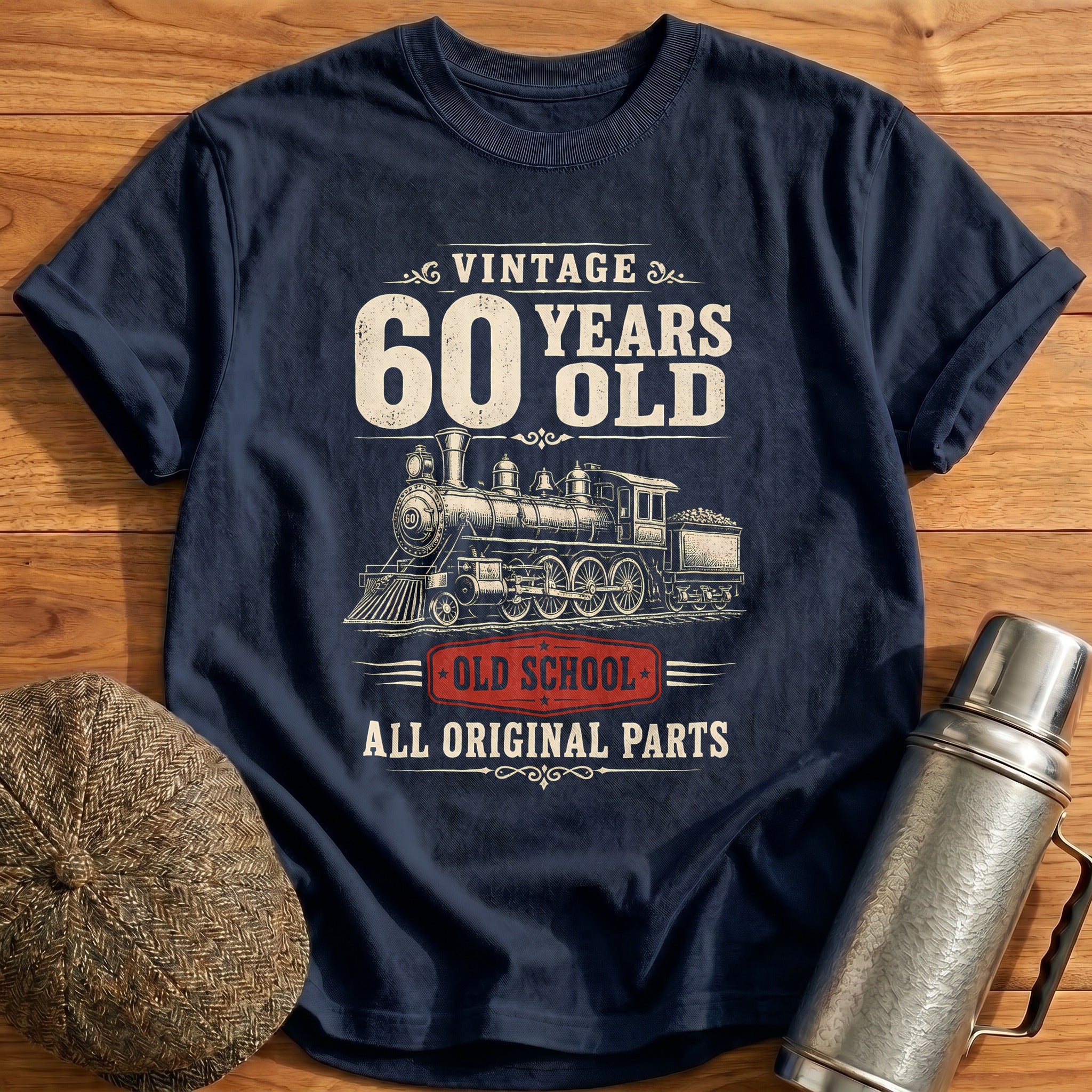 60 Original Parts T-Shirt - Navy
