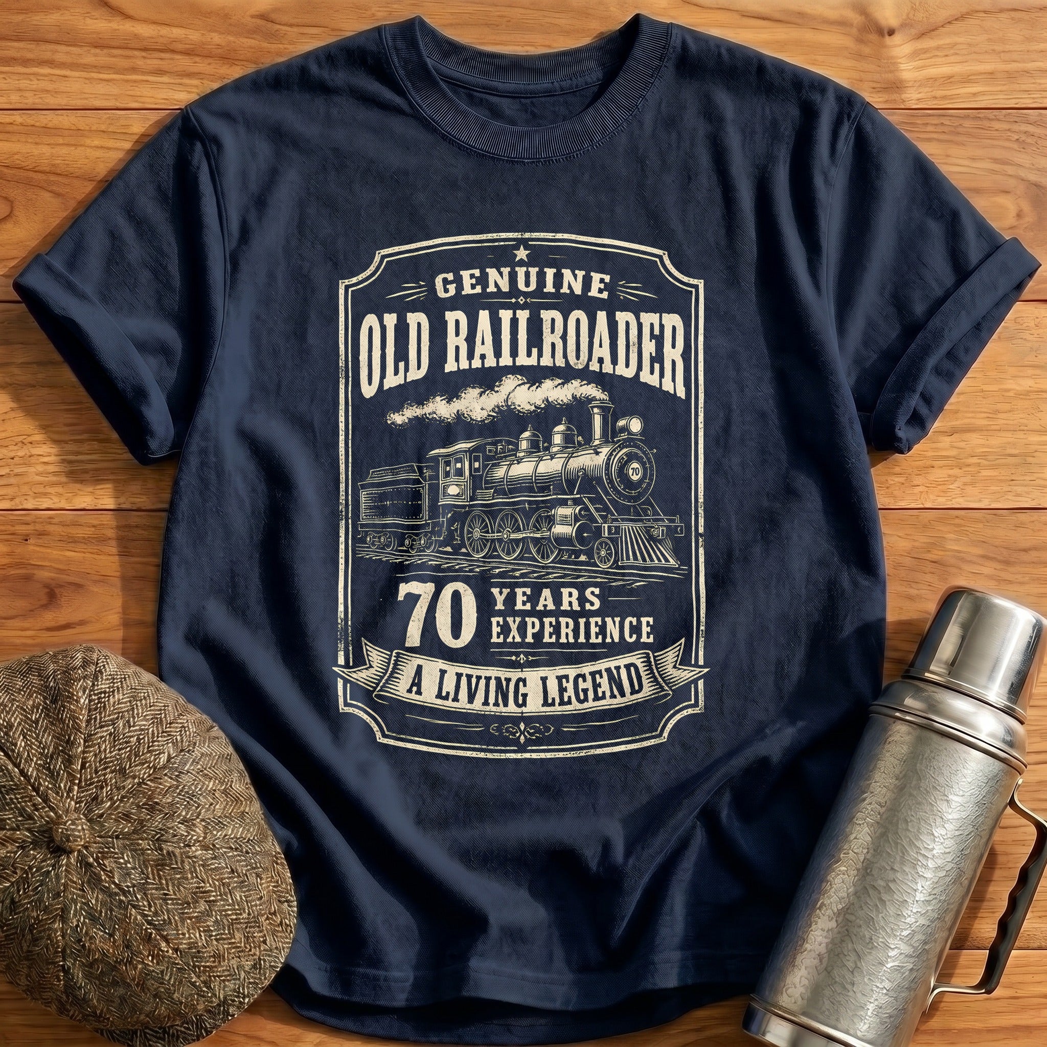 70 Living Legend T-Shirt - Navy