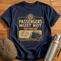 Passengers Must not T-Shirt - Navy