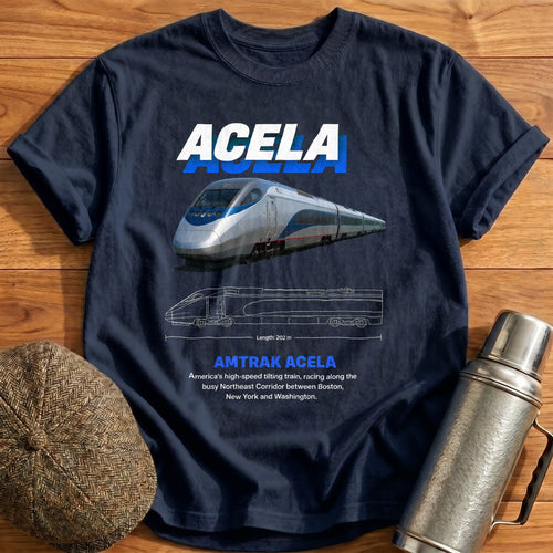 Acela 60 T-Shirt - Navy