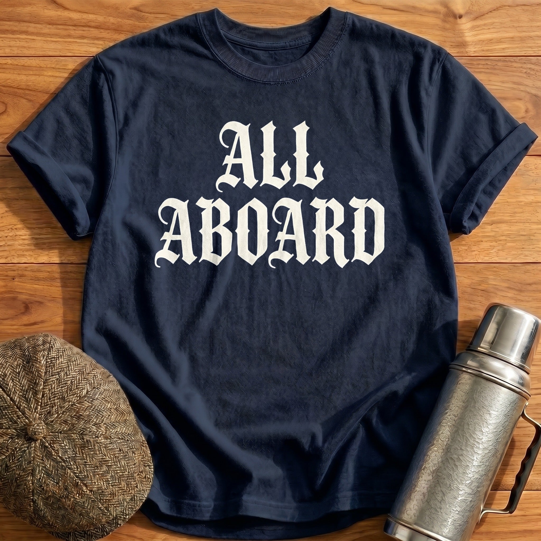 All Aboard 32 T-Shirt - Navy