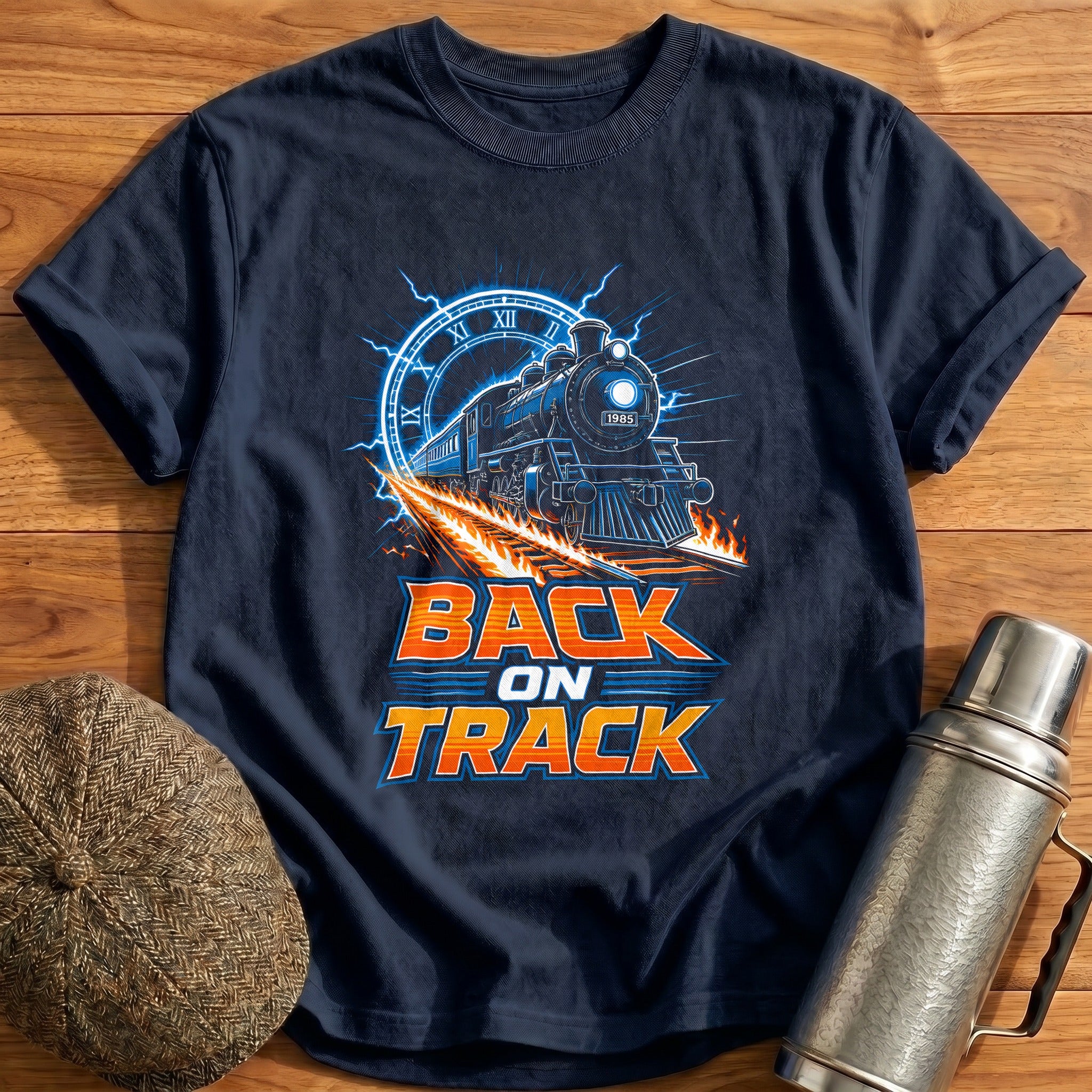 Back On Track 25 T-Shirt - Navy