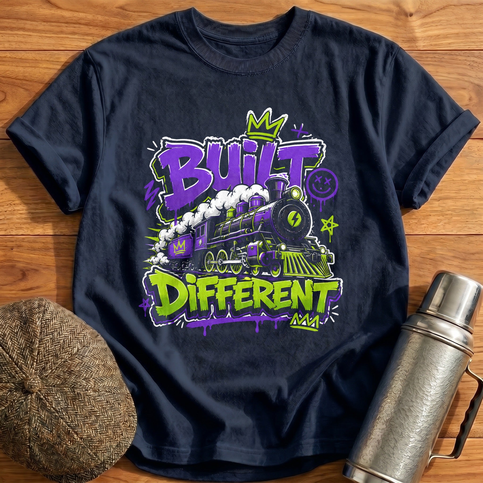 Built Different Train Streetwear - Navy