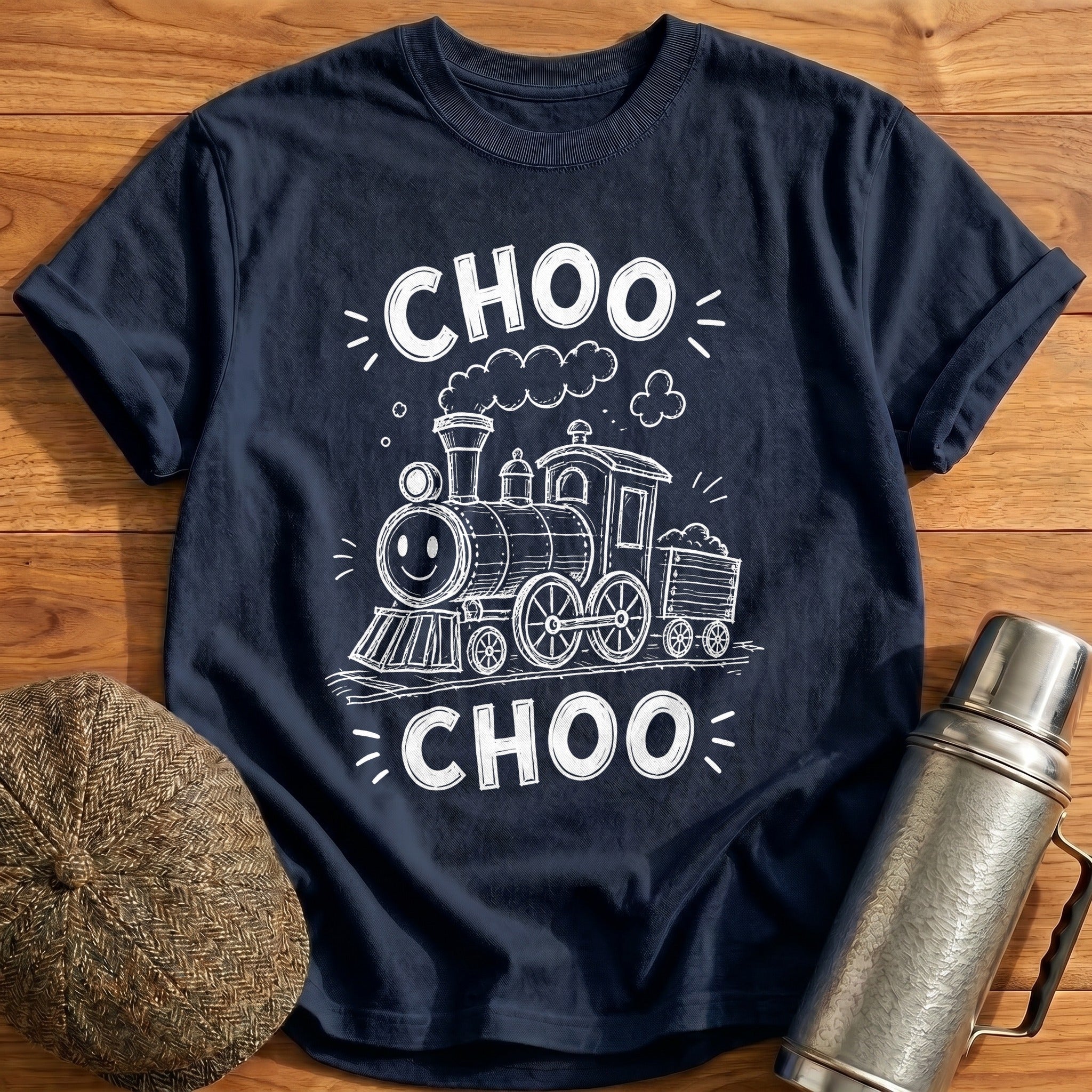 Choo Choo Dreams T-Shirt - Navy