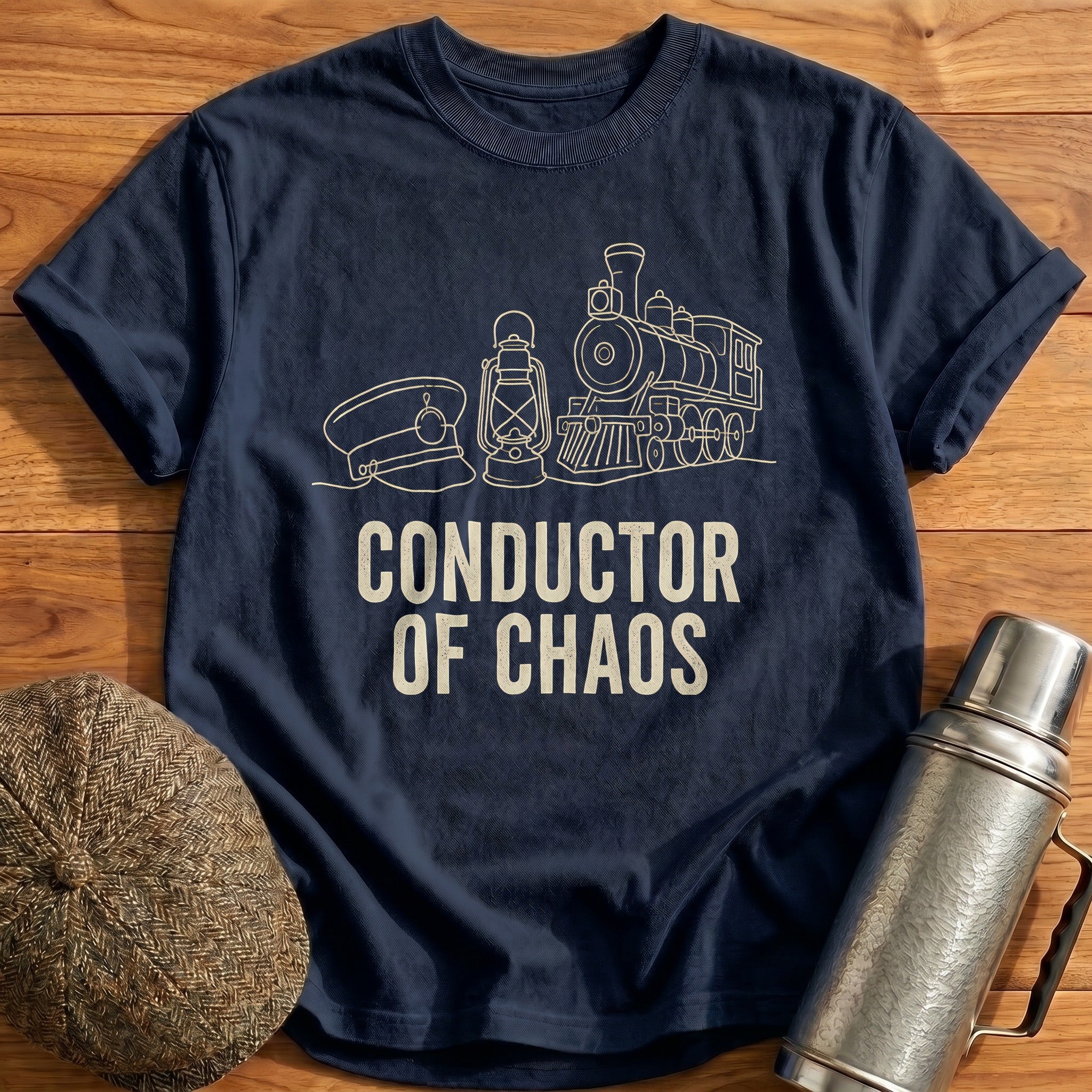 Conductor Of Chaos 52 T-Shirt - Navy