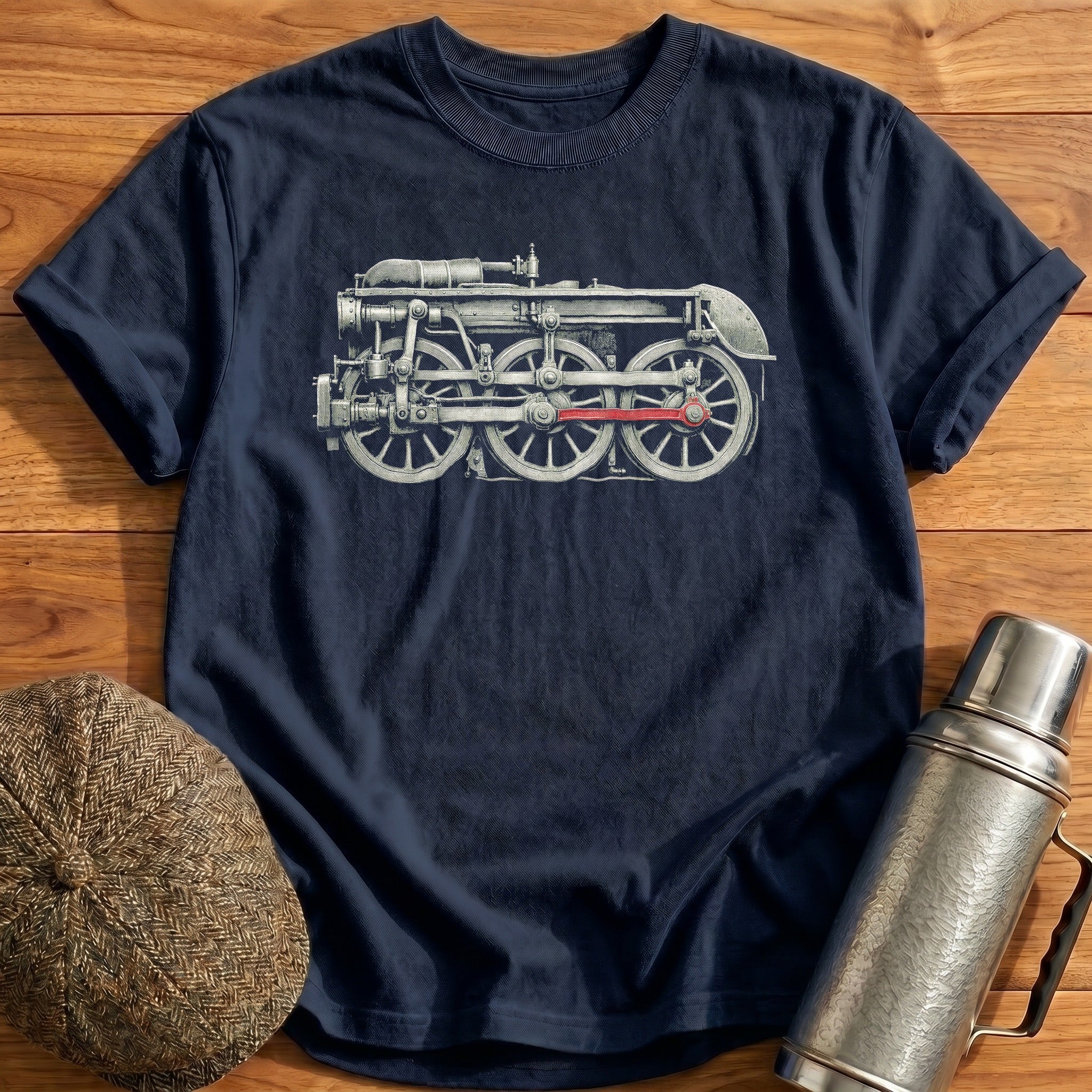 Coupling & Motion T-Shirt - Navy