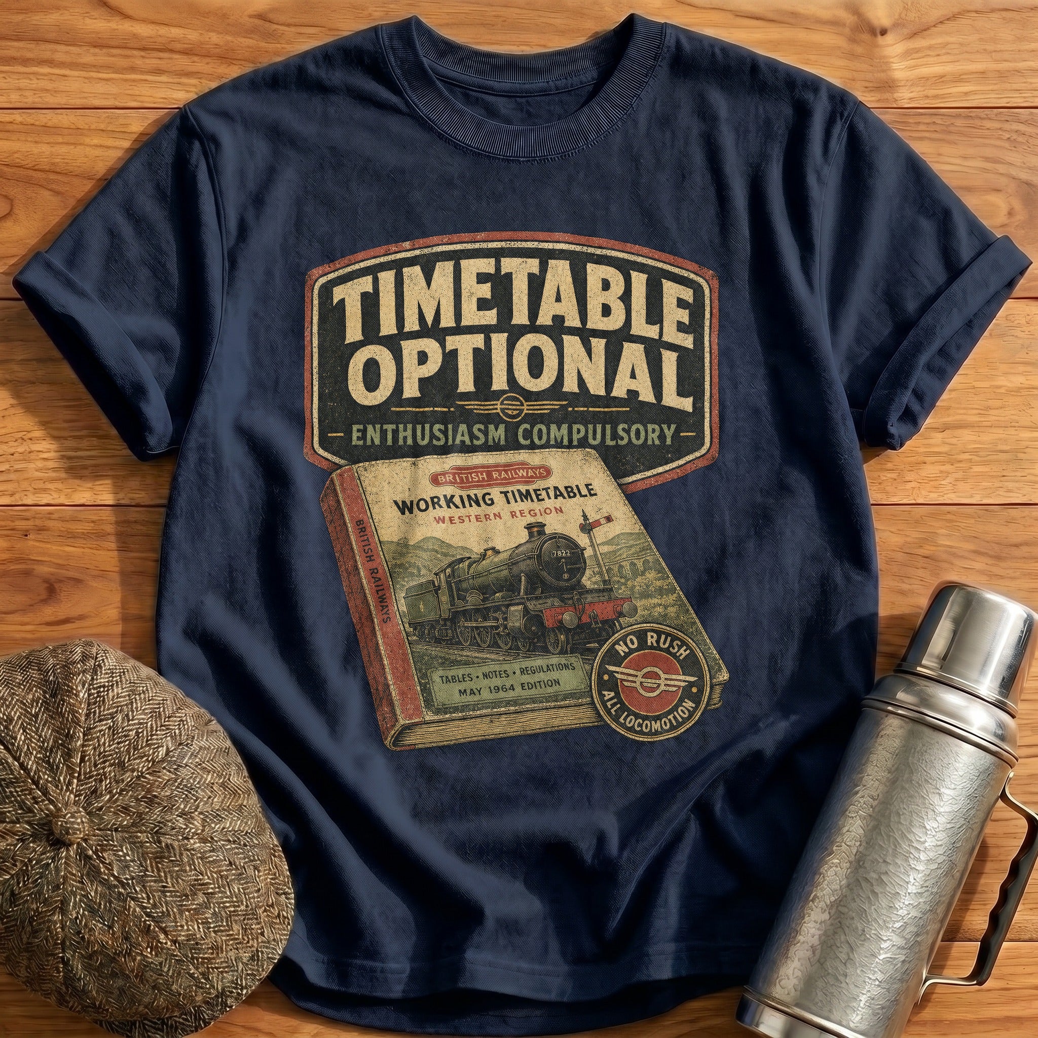 Enthusiasm Compulsory T-Shirt - Navy
