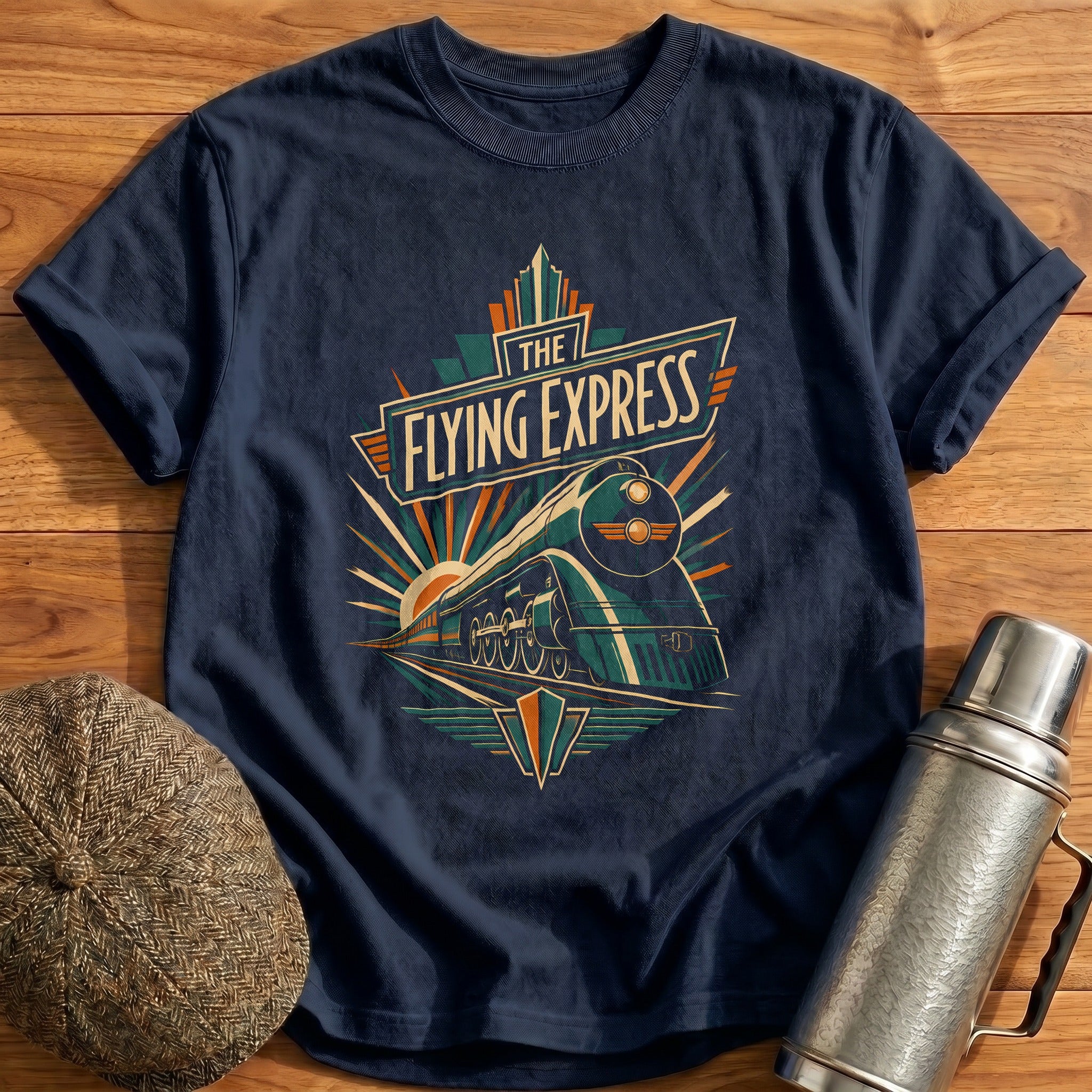 Flying Express Deco T-Shirt - Navy