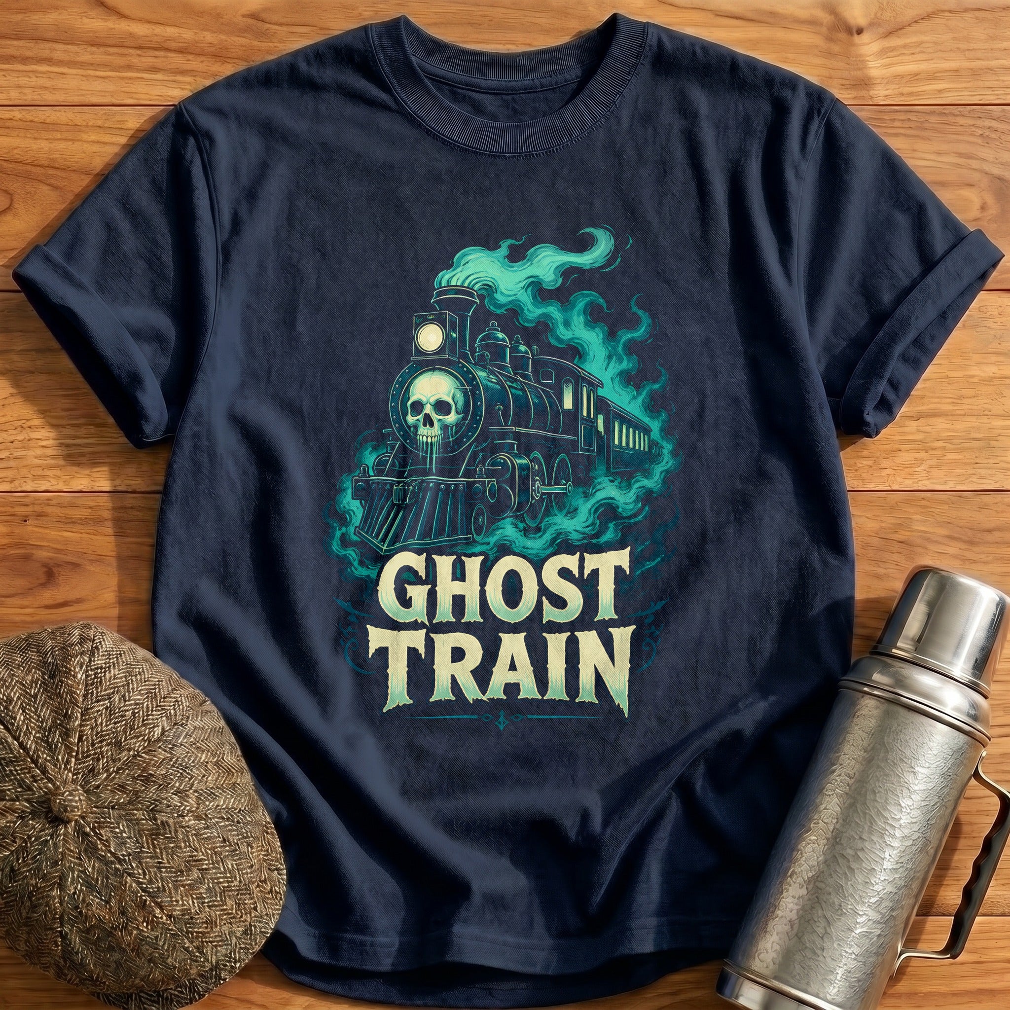 Ghost Train 89 T-Shirt - Navy