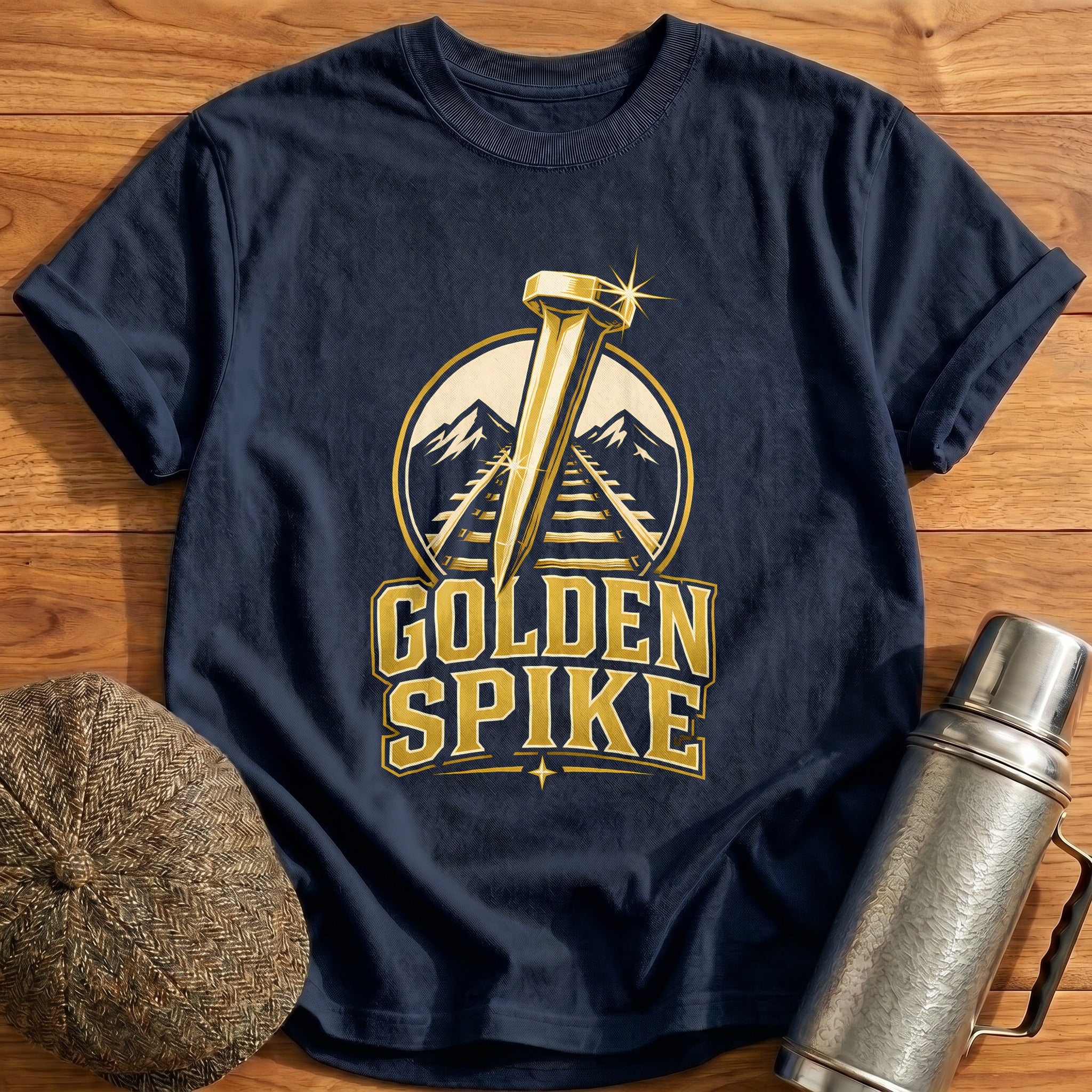 Golden Spike 79 T-Shirt - Navy