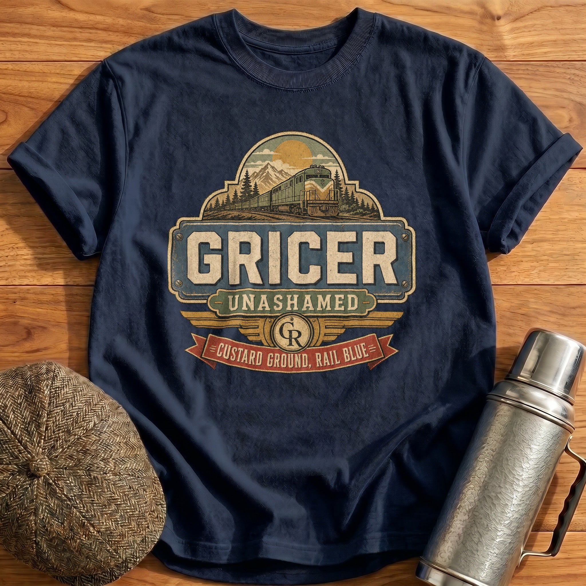 Gricer Unashamed T-Shirt - Navy
