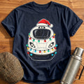 High Speed Train Christmas Lights 67 T-Shirt - Navy