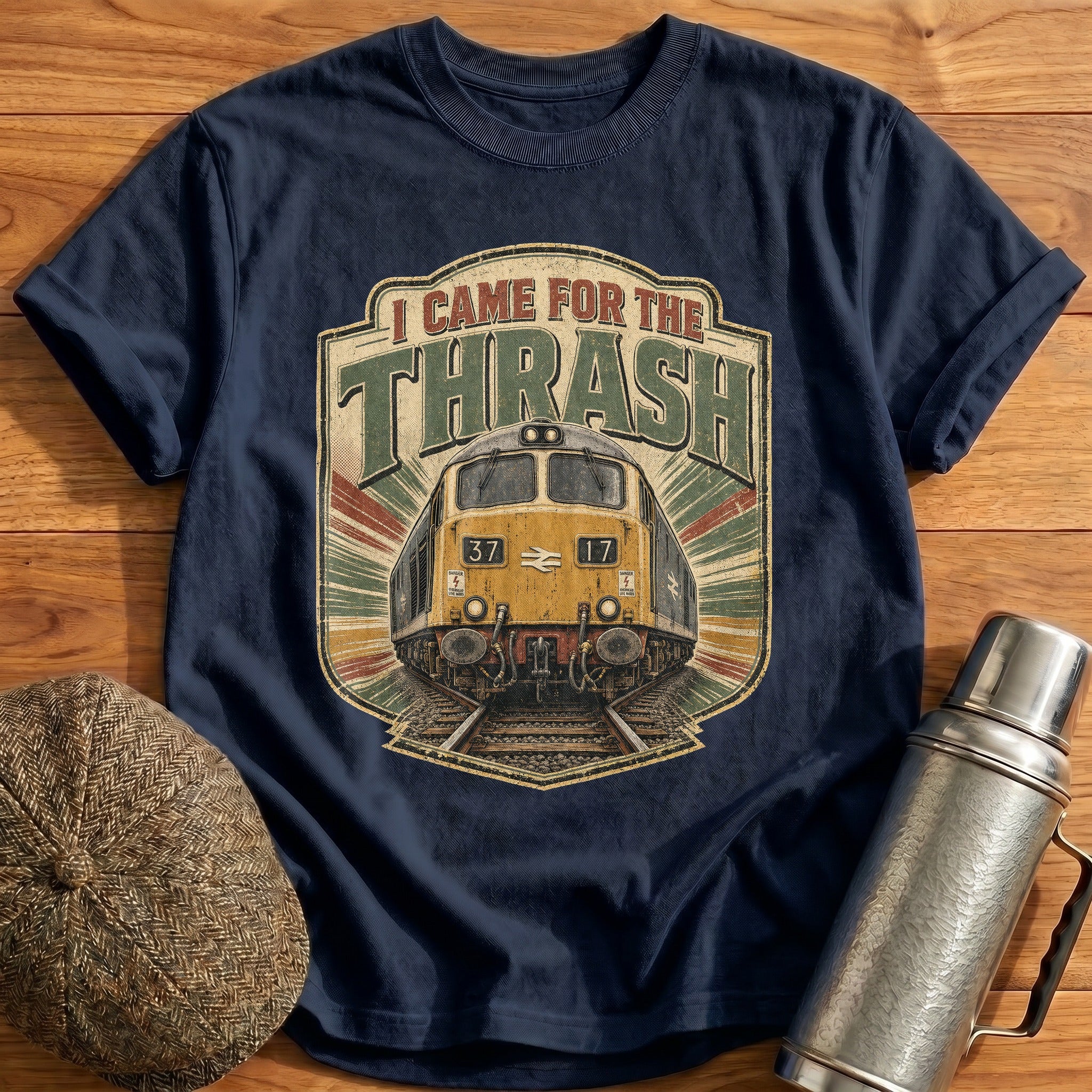 I Came for the Thrash T-Shirt - Navy