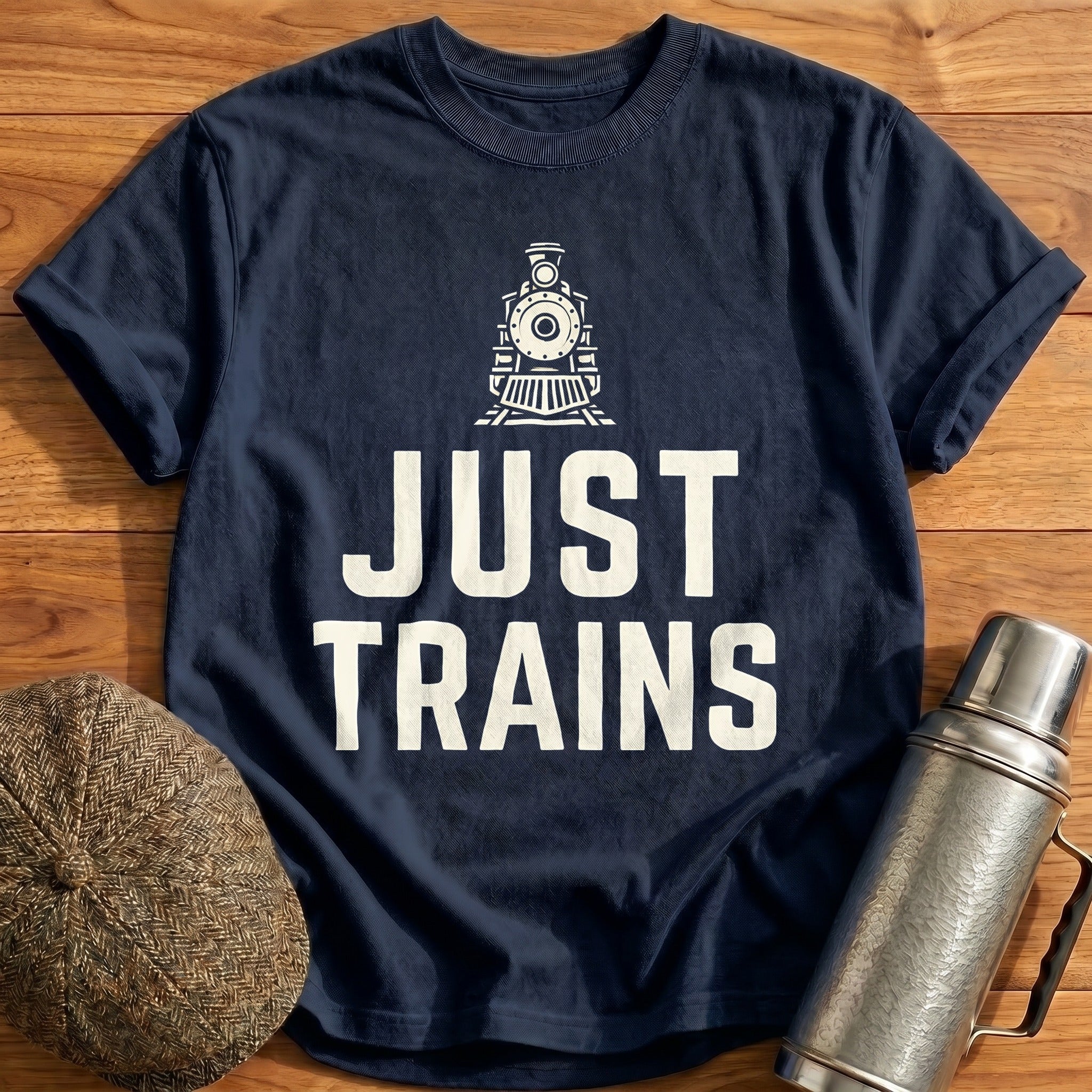 Just Trains T-Shirt - Navy