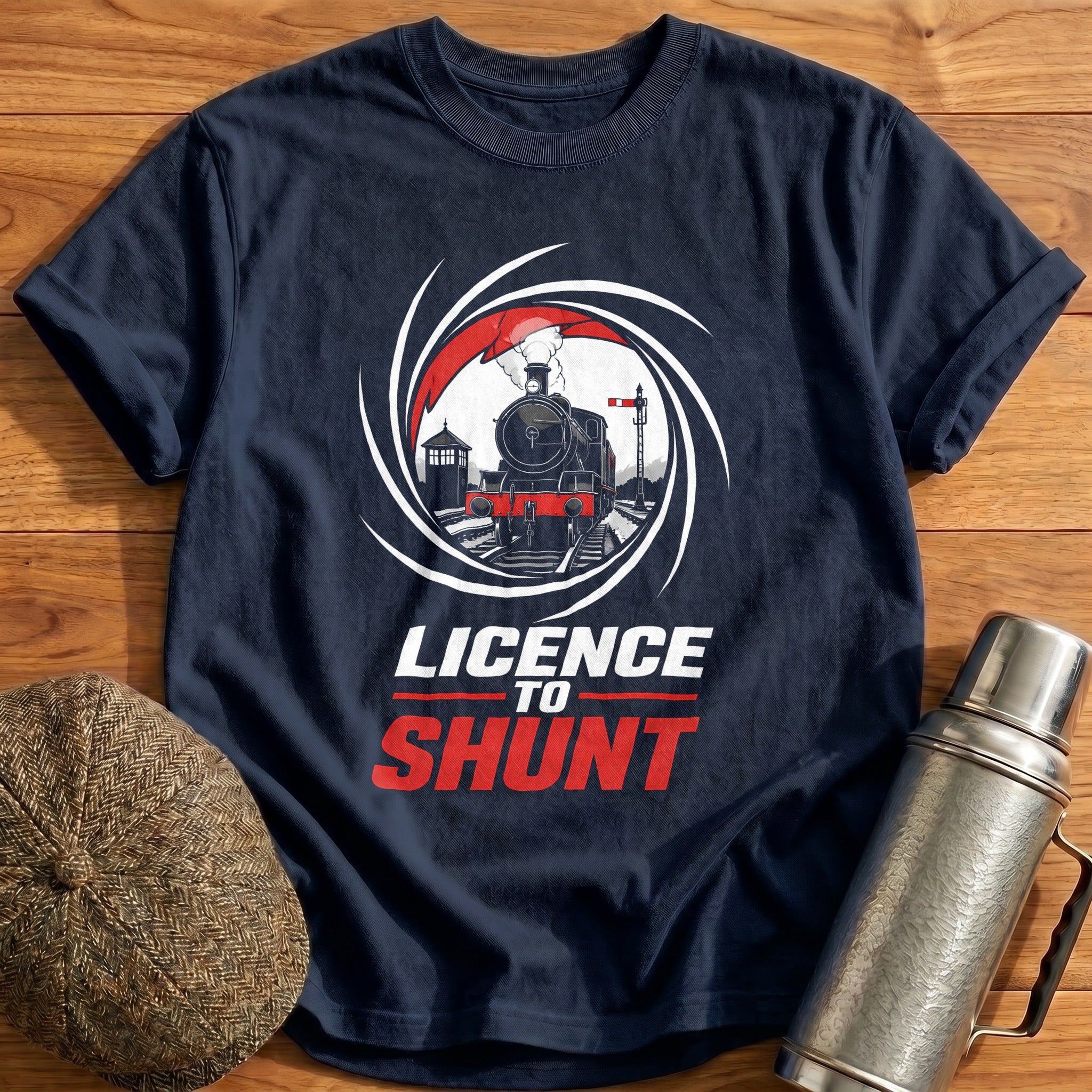 Licence To Shunt 19 T-Shirt - Navy