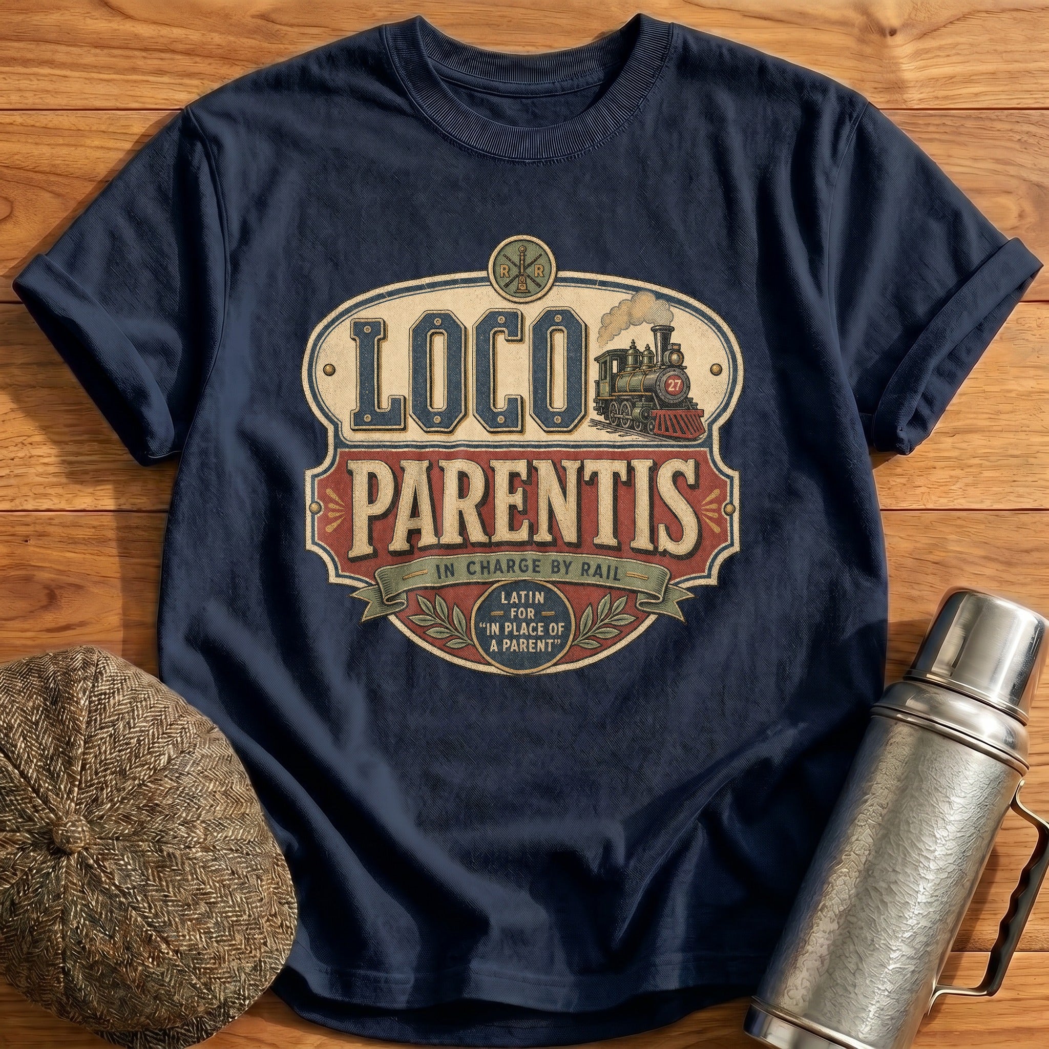 Loco Parentis T-Shirt - Navy