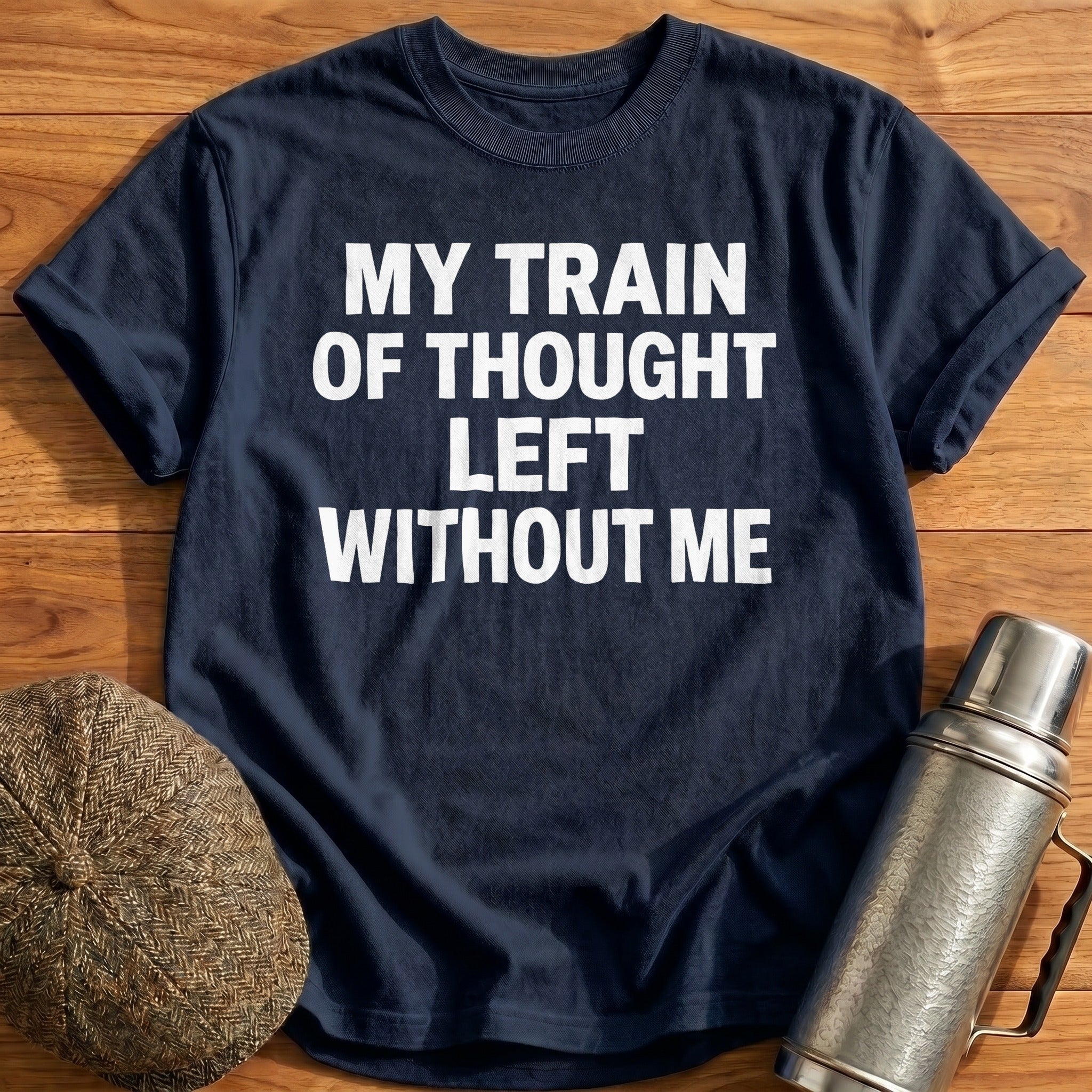 My Train of Thought T-Shirt - Navy