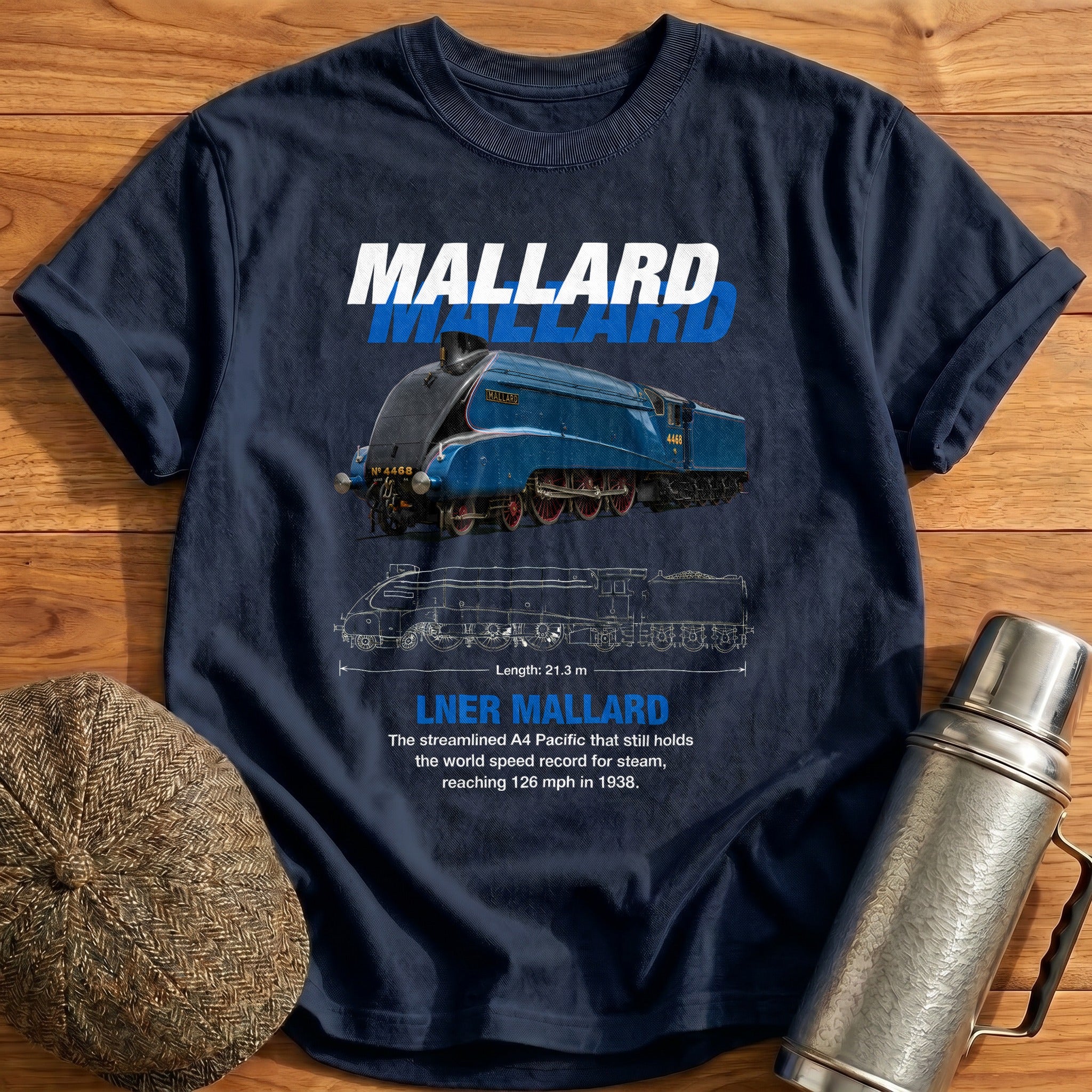Mallard 48 T-Shirt - Navy