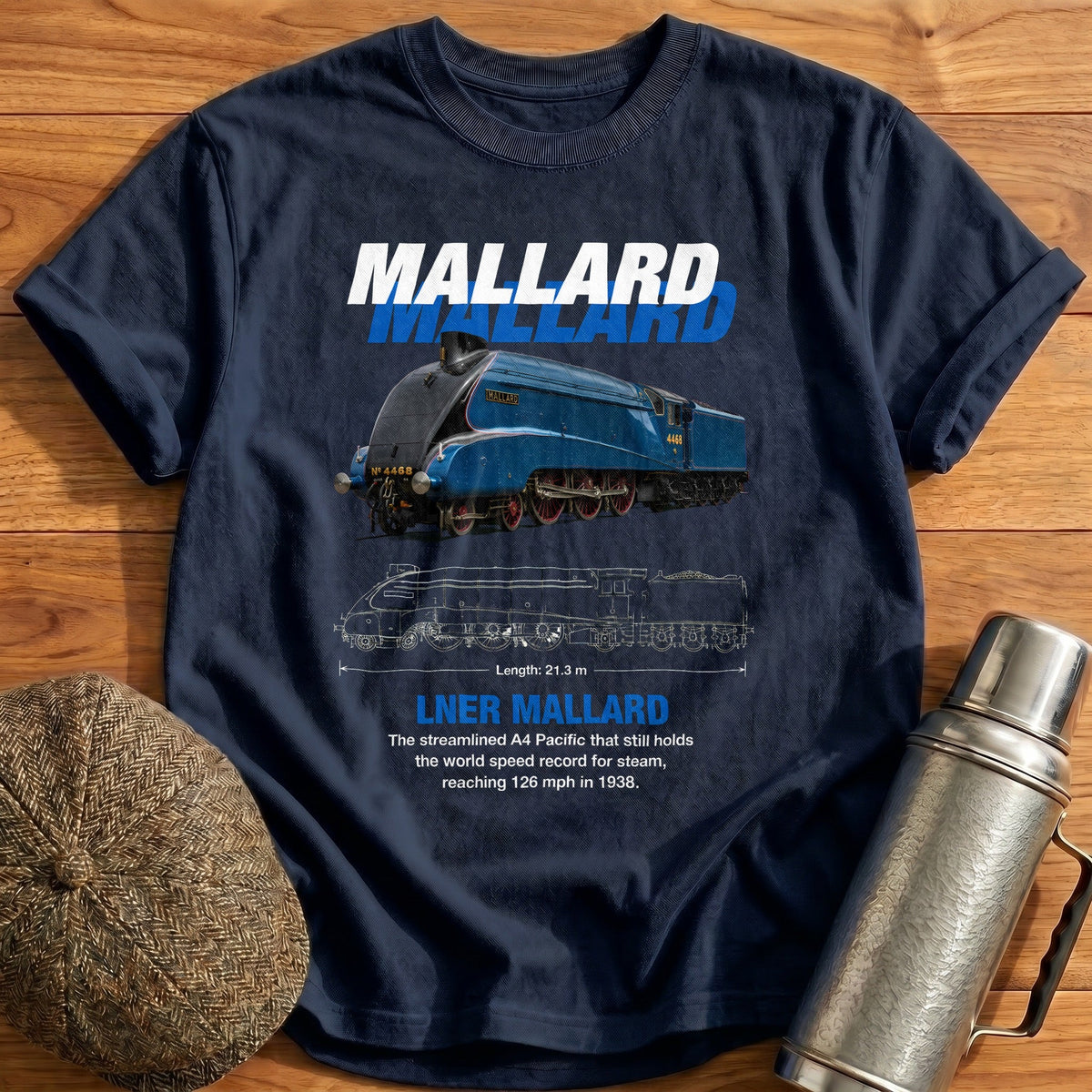 Mallard 48 Kids T-Shirt - Navy