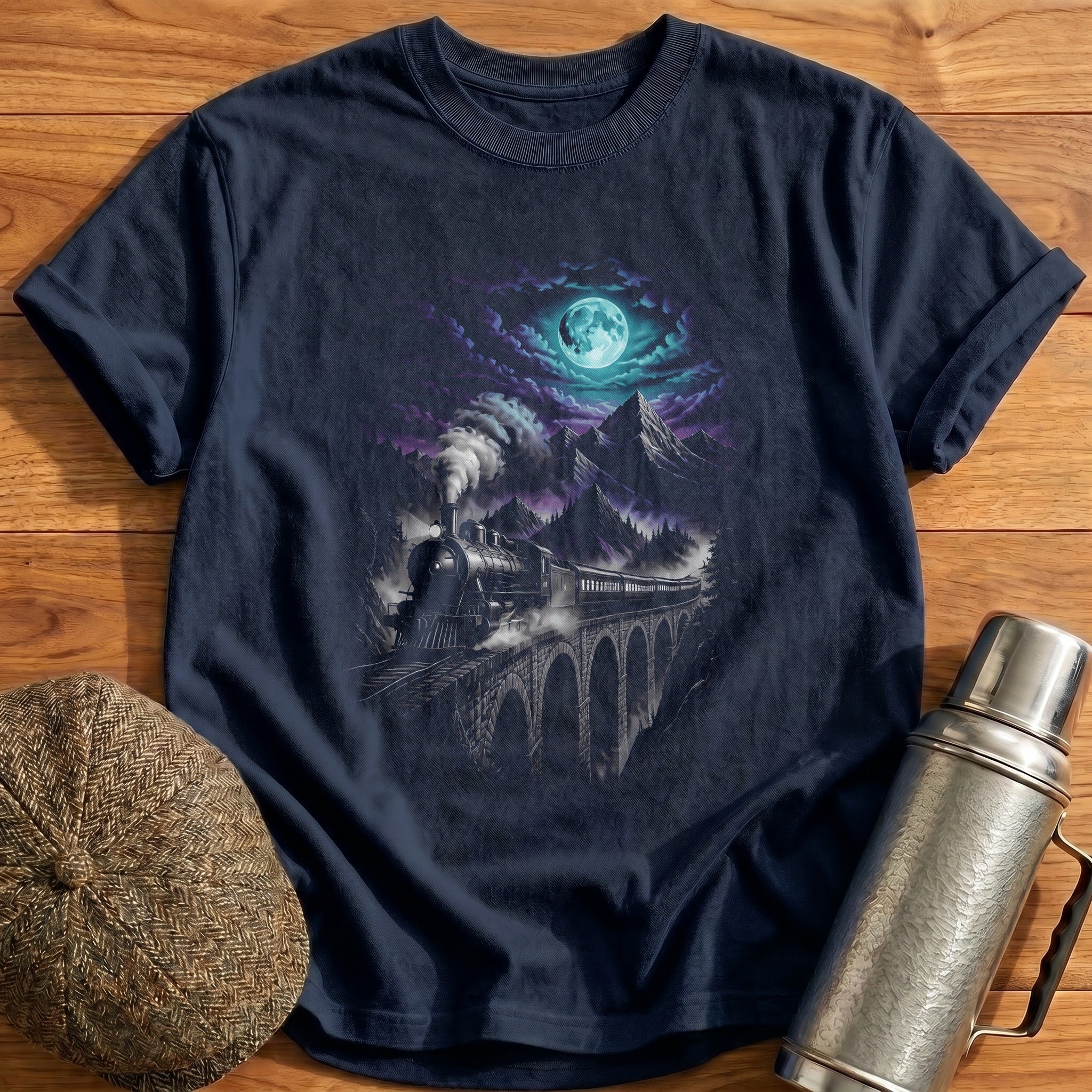 Midnight Express Steam Train - Navy